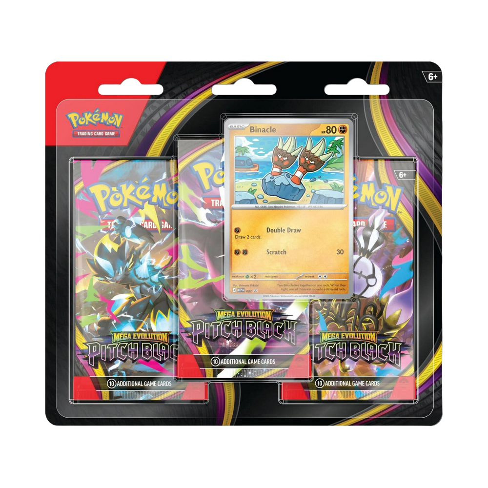 Blister Pokémon Pitch Black Inglés