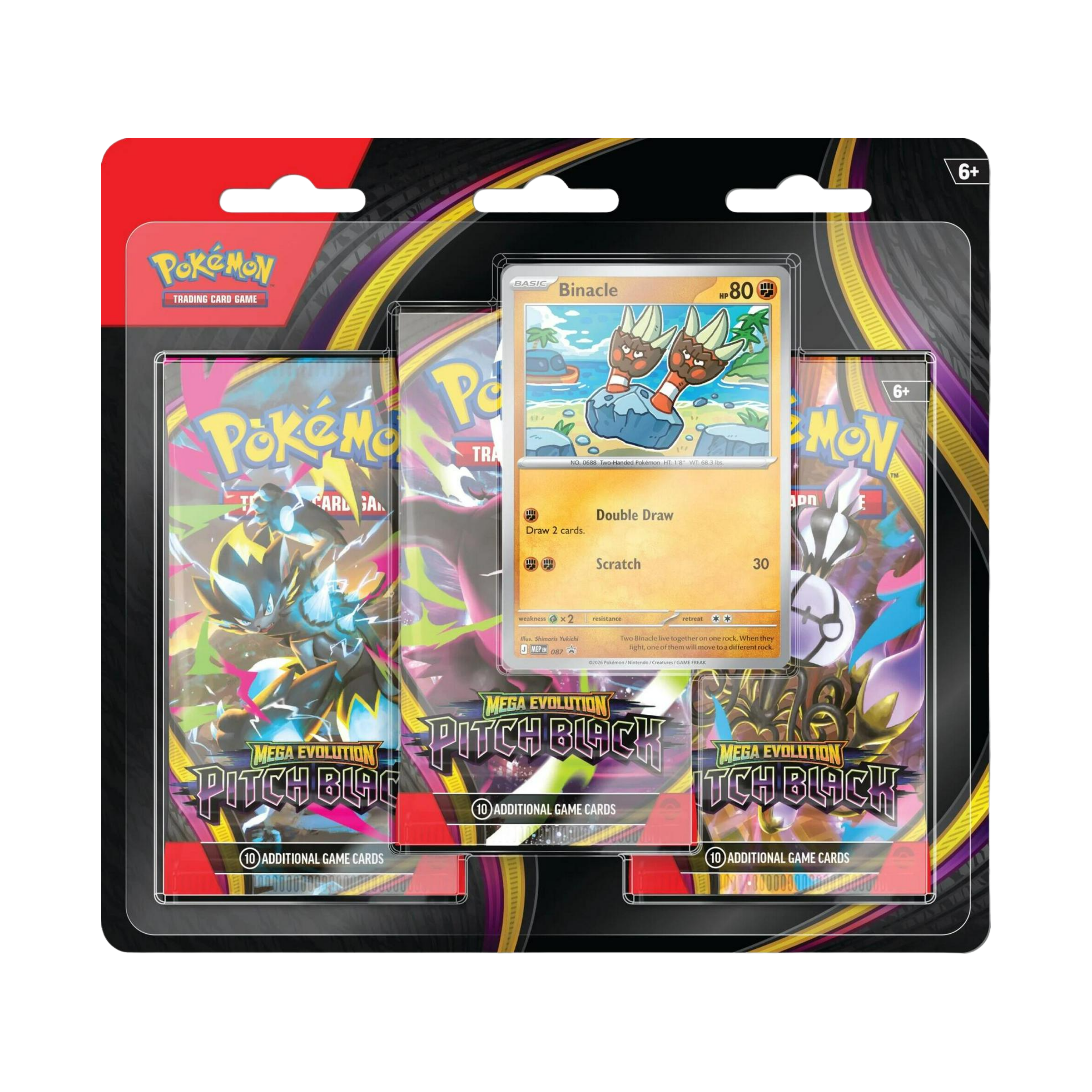Blister Pokemon Pitch Black - Ingles