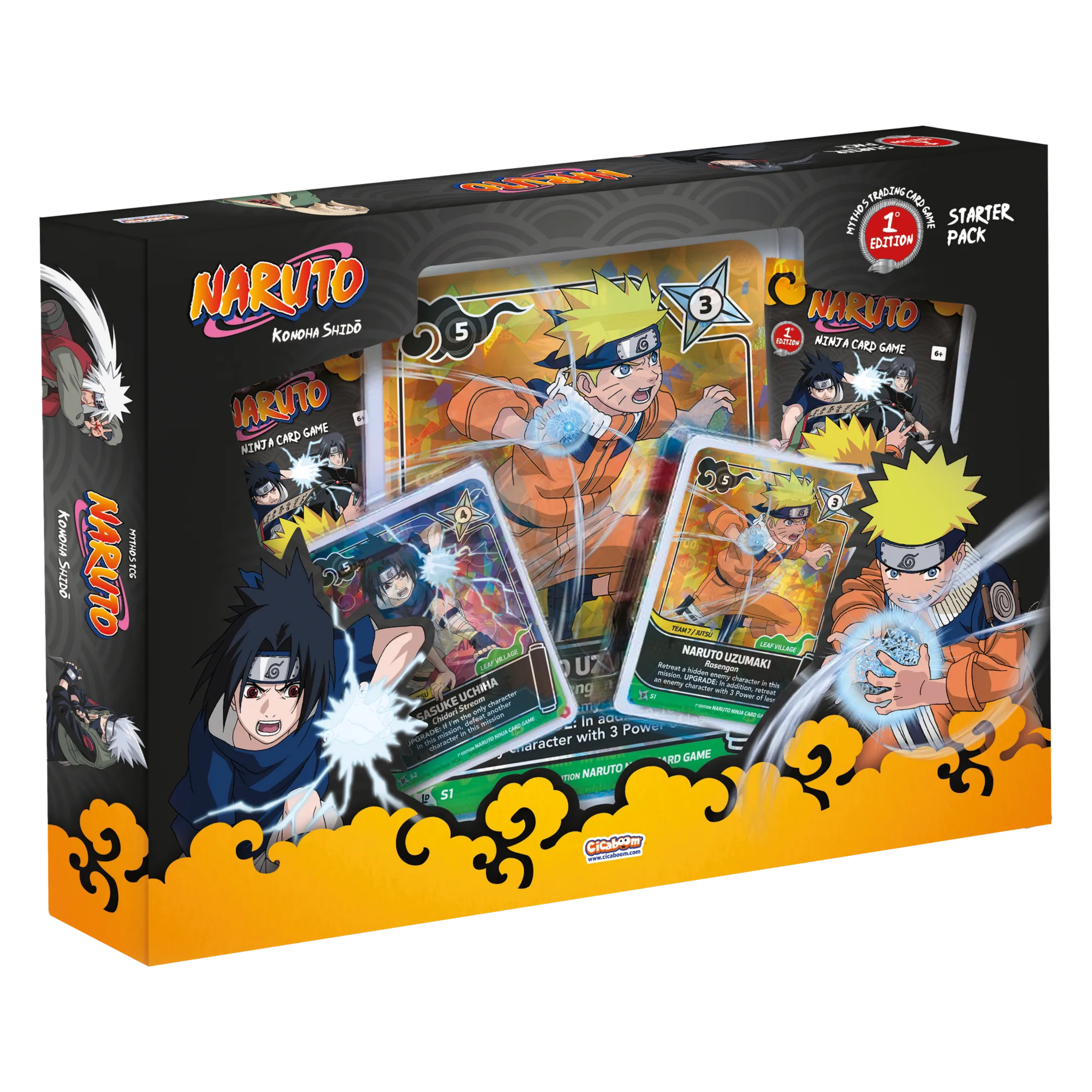 Caja Starter Pack Naruto Mythos TCG First Edition - Ingles