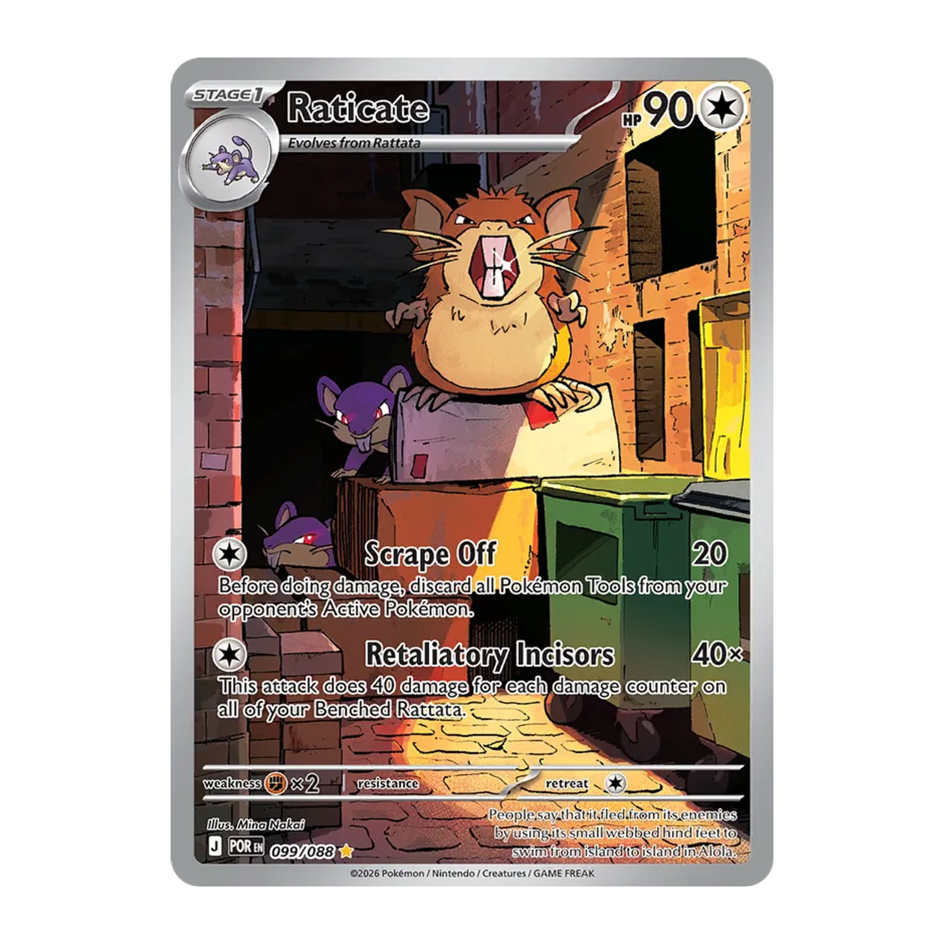 Raticate POR 099 - NM Español