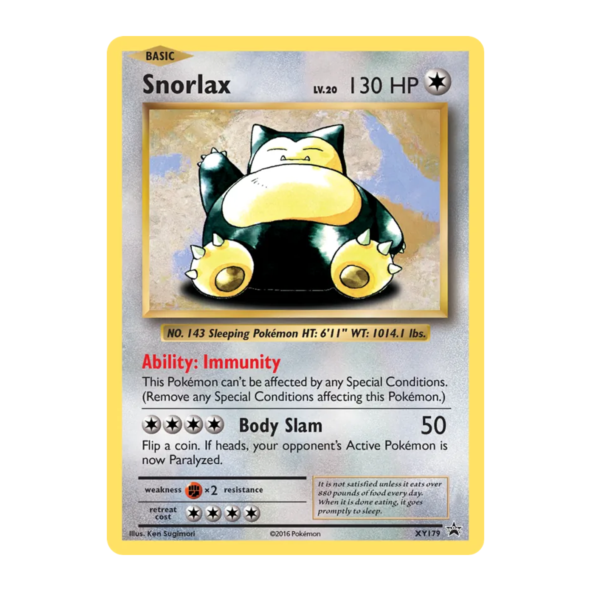 Snorlax XYP XY179 - GD Español