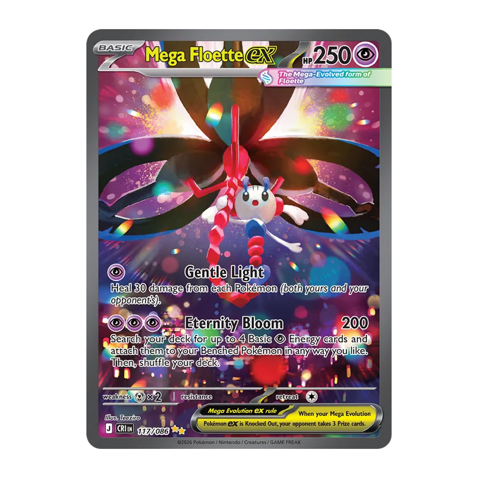 Mega Floette EX CRI 117 - NM Español