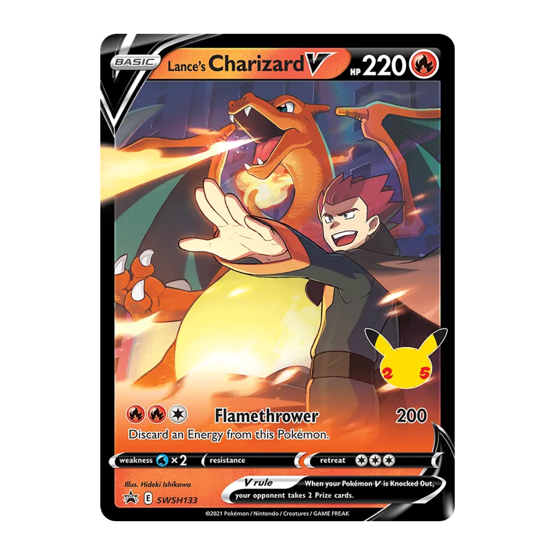 Lance's Charizard V SWSHP SWSH133 - NM Inglés