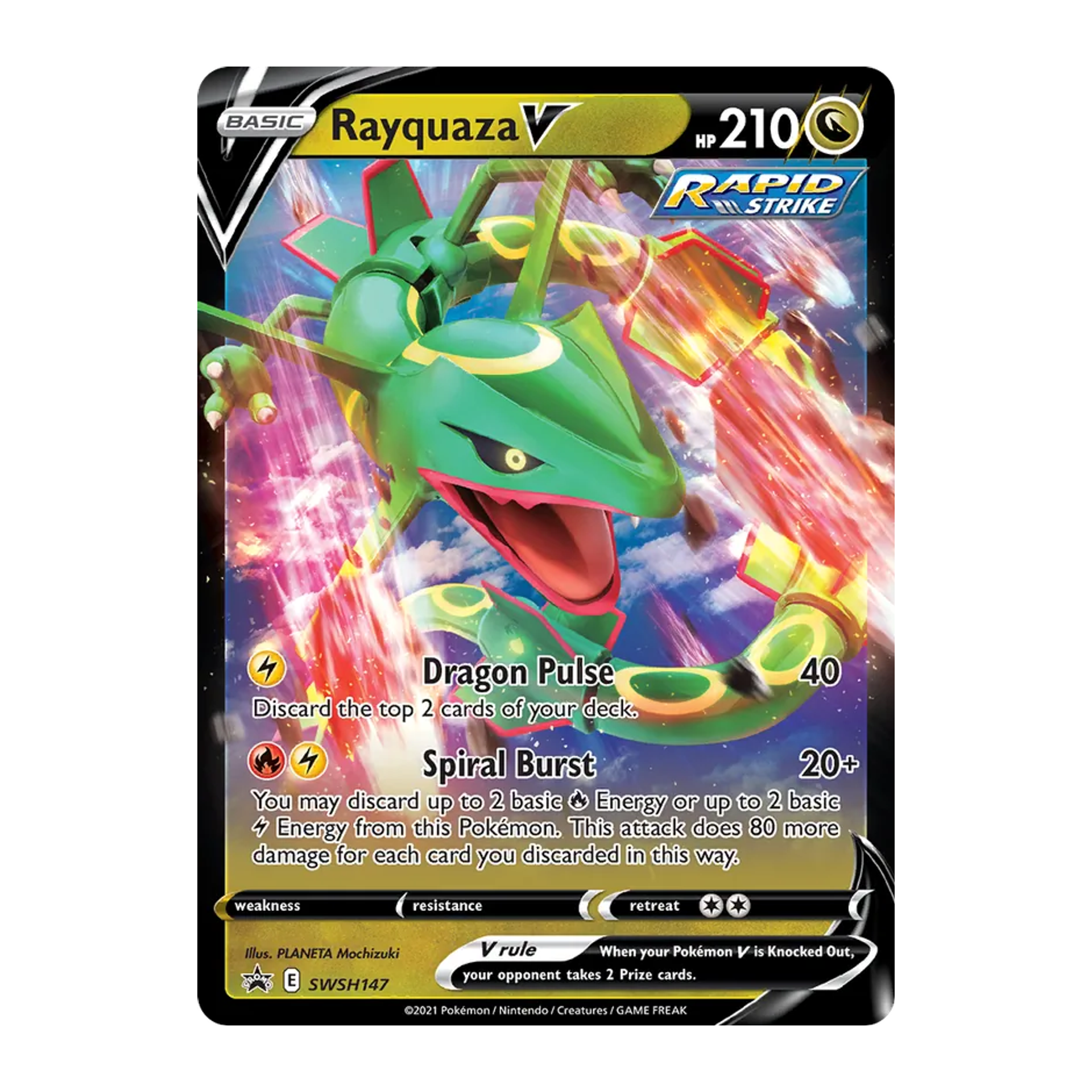 Rayquaza V SWSHP SWSH147 - NM Inglés