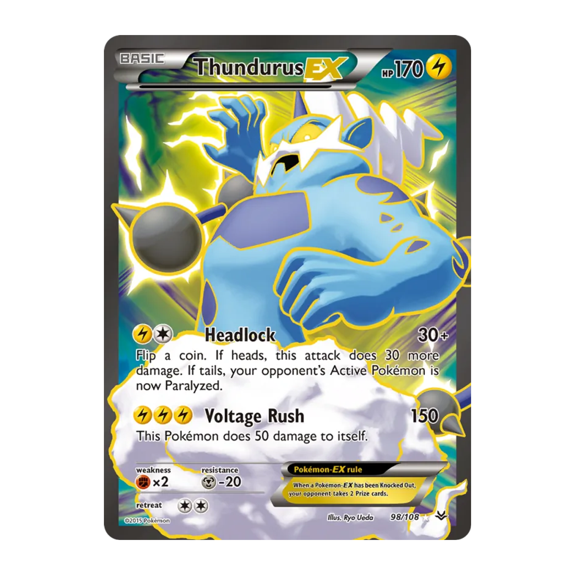 Thundurus EX ROS 98 - EX Inglés