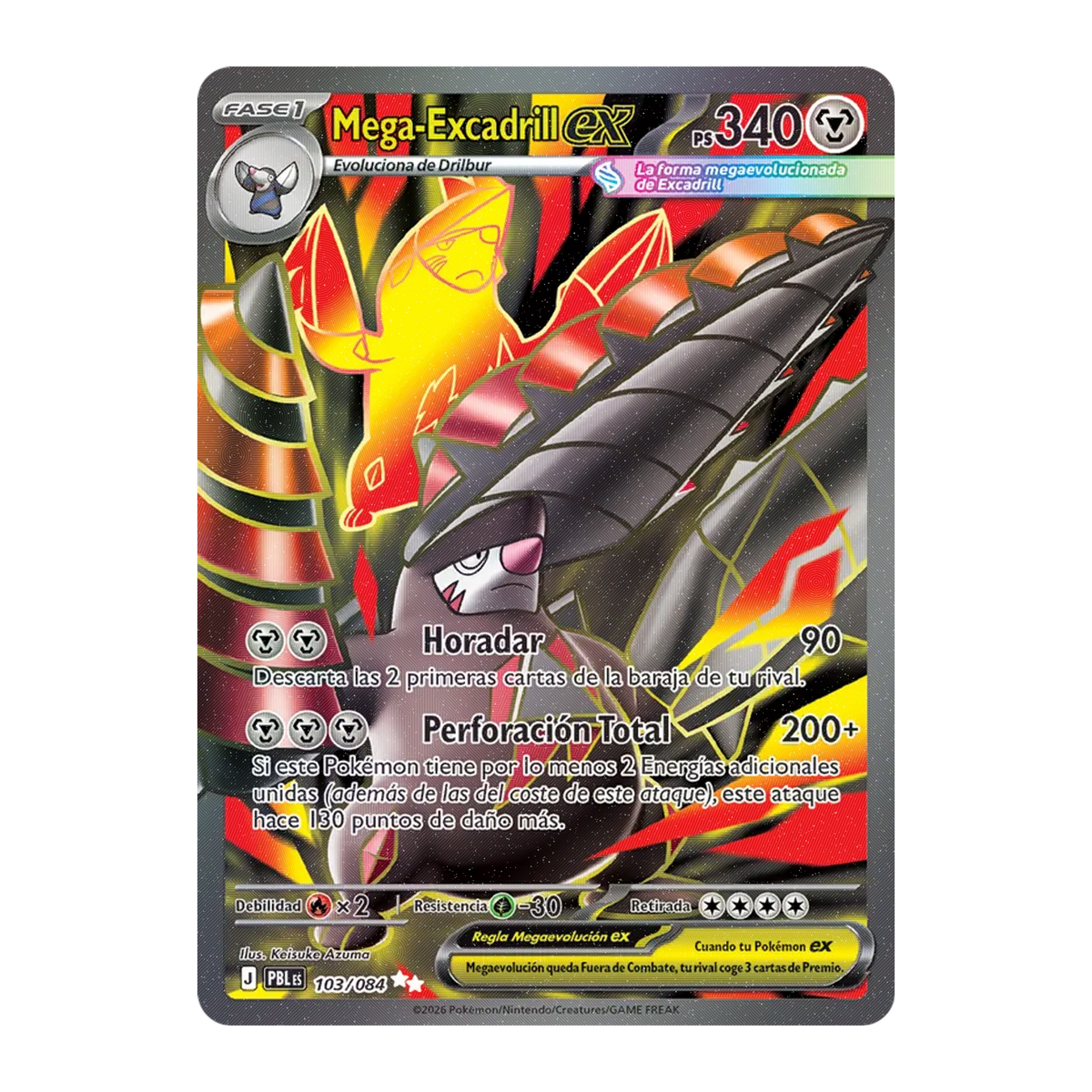 Mega-Excadrill ex PBL 103 - NM Español