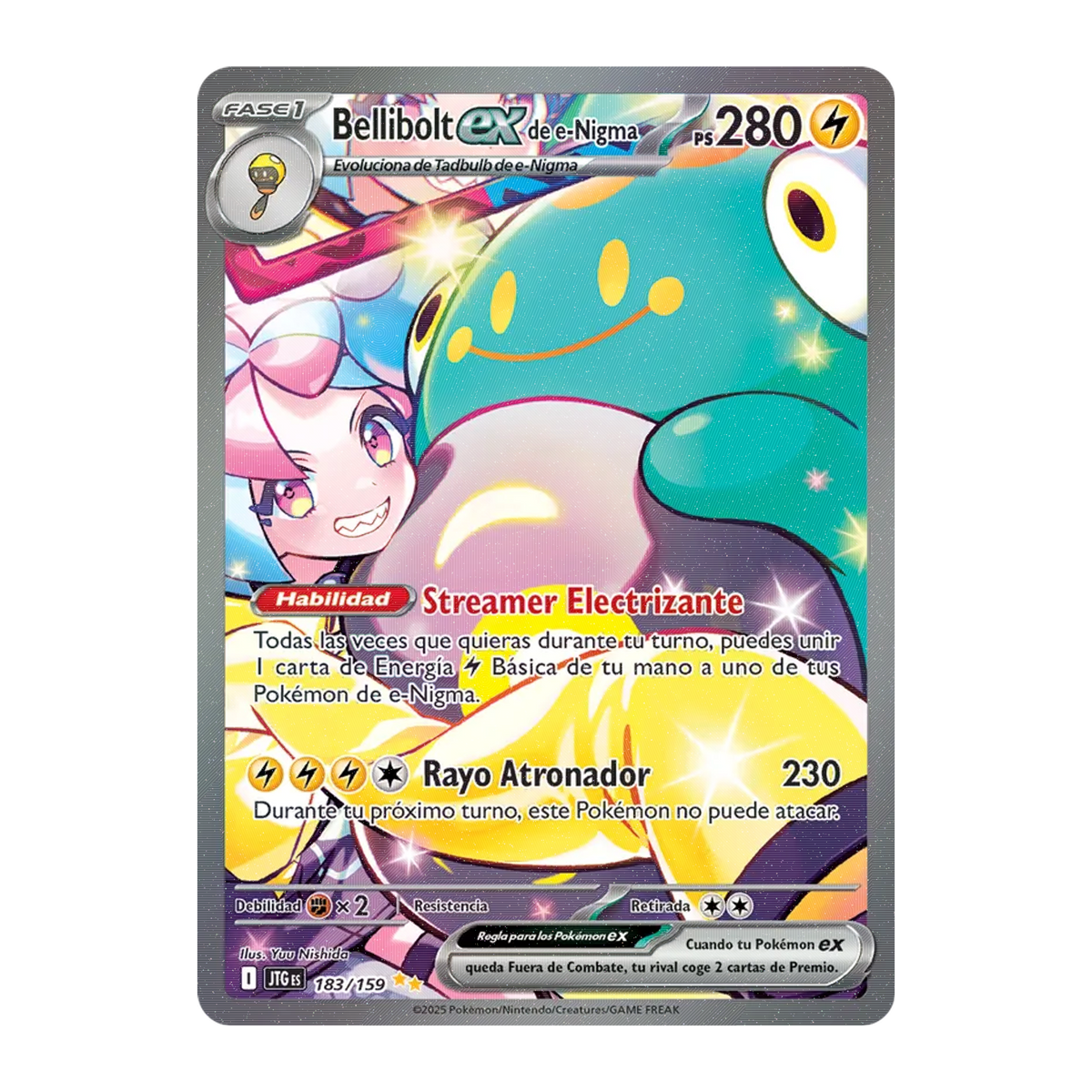 Bellibolt ex de e-Nigma JTG 183 - NM Español