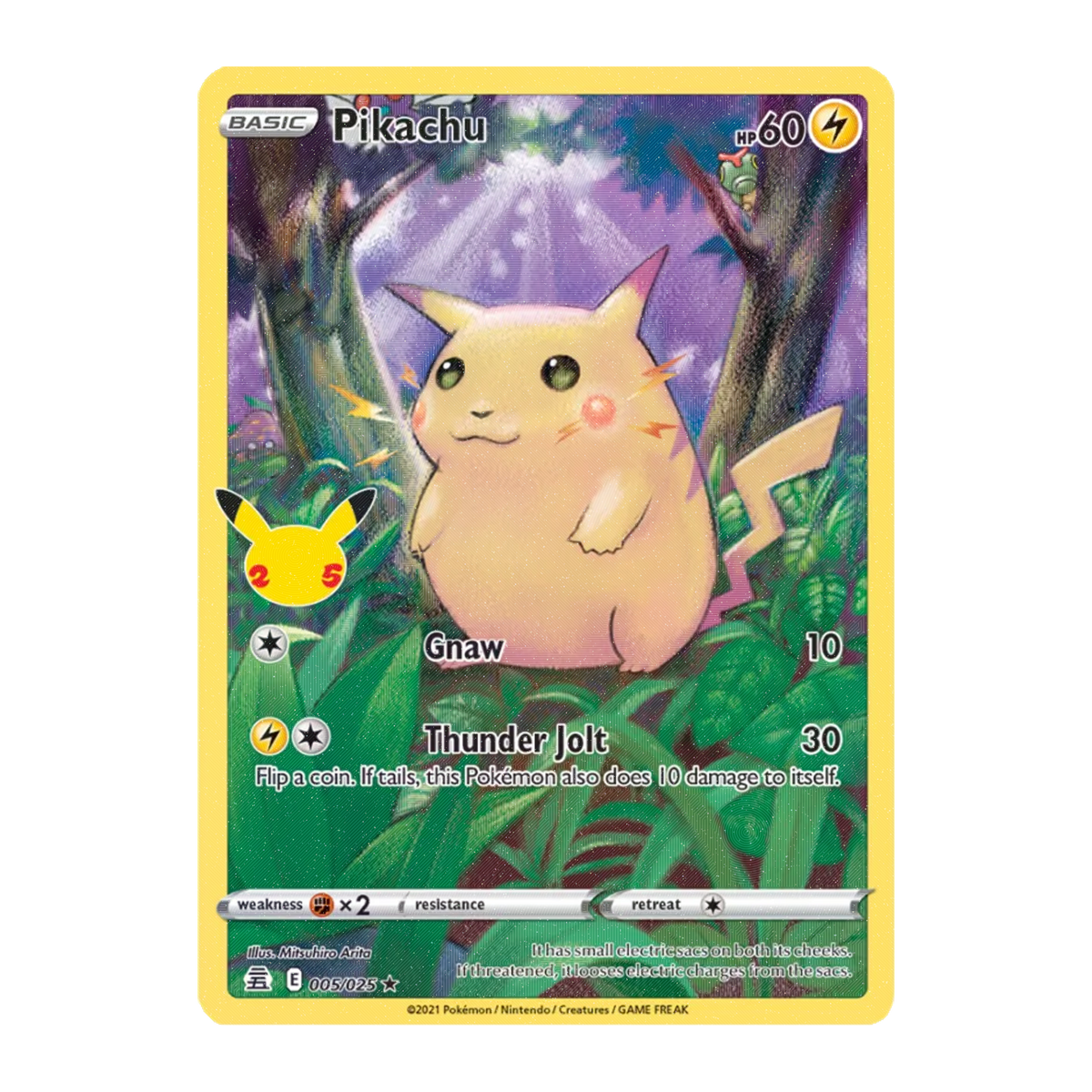 Pikachu CEL 5 - NM Inglés