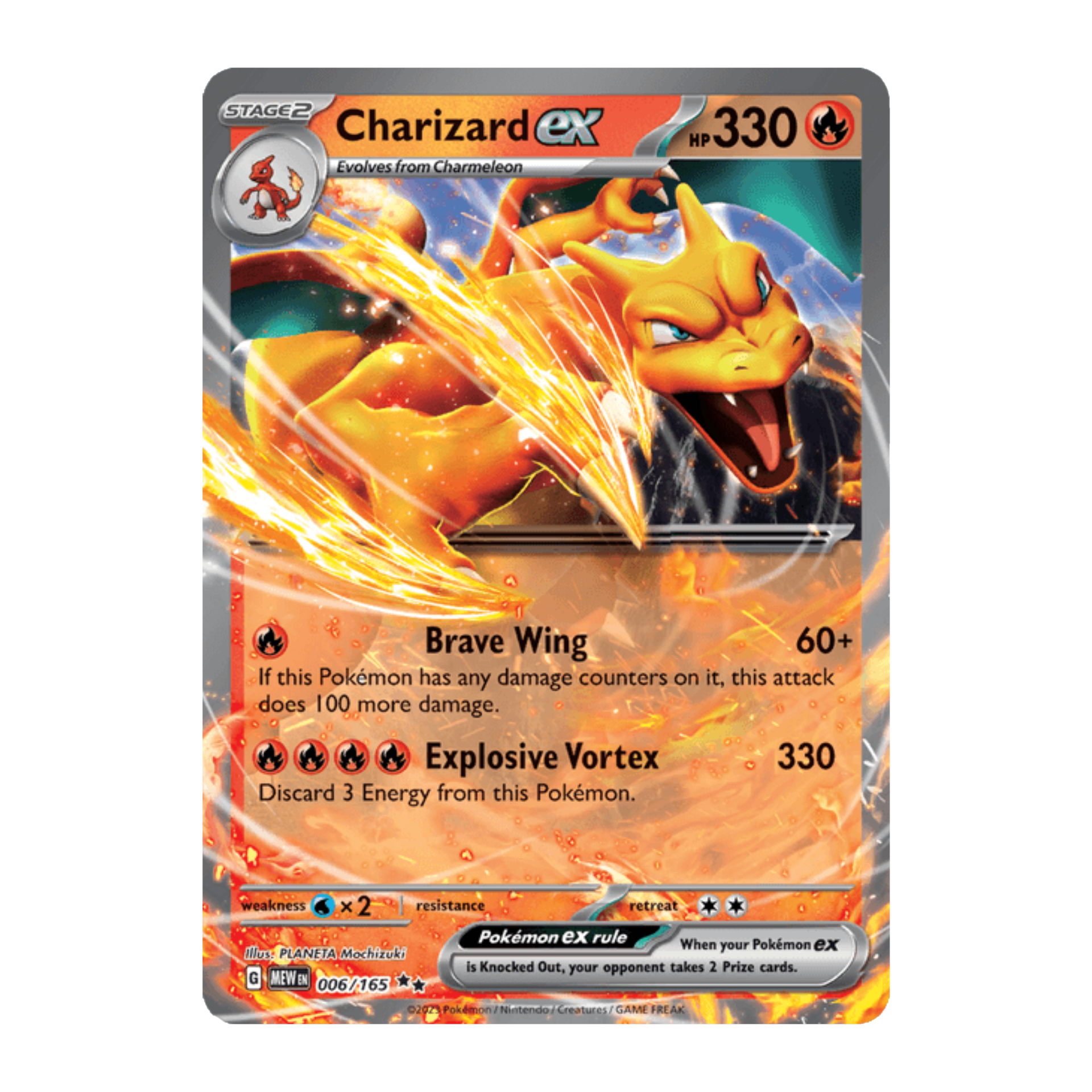 Charizard EX MEW 6 - NM Inglés