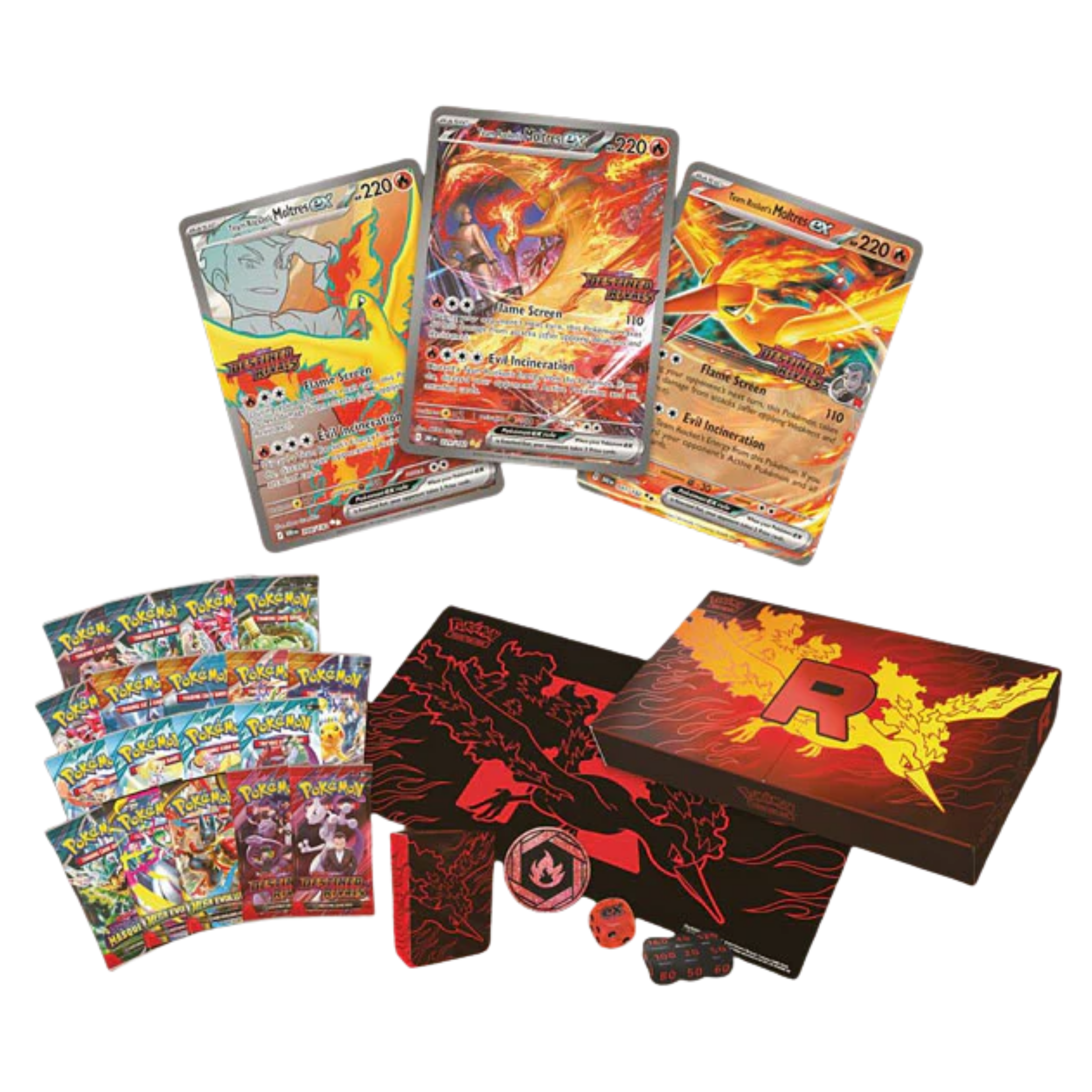Team Rocket´s Moltres EX Ultra Premium Collection - Ingles