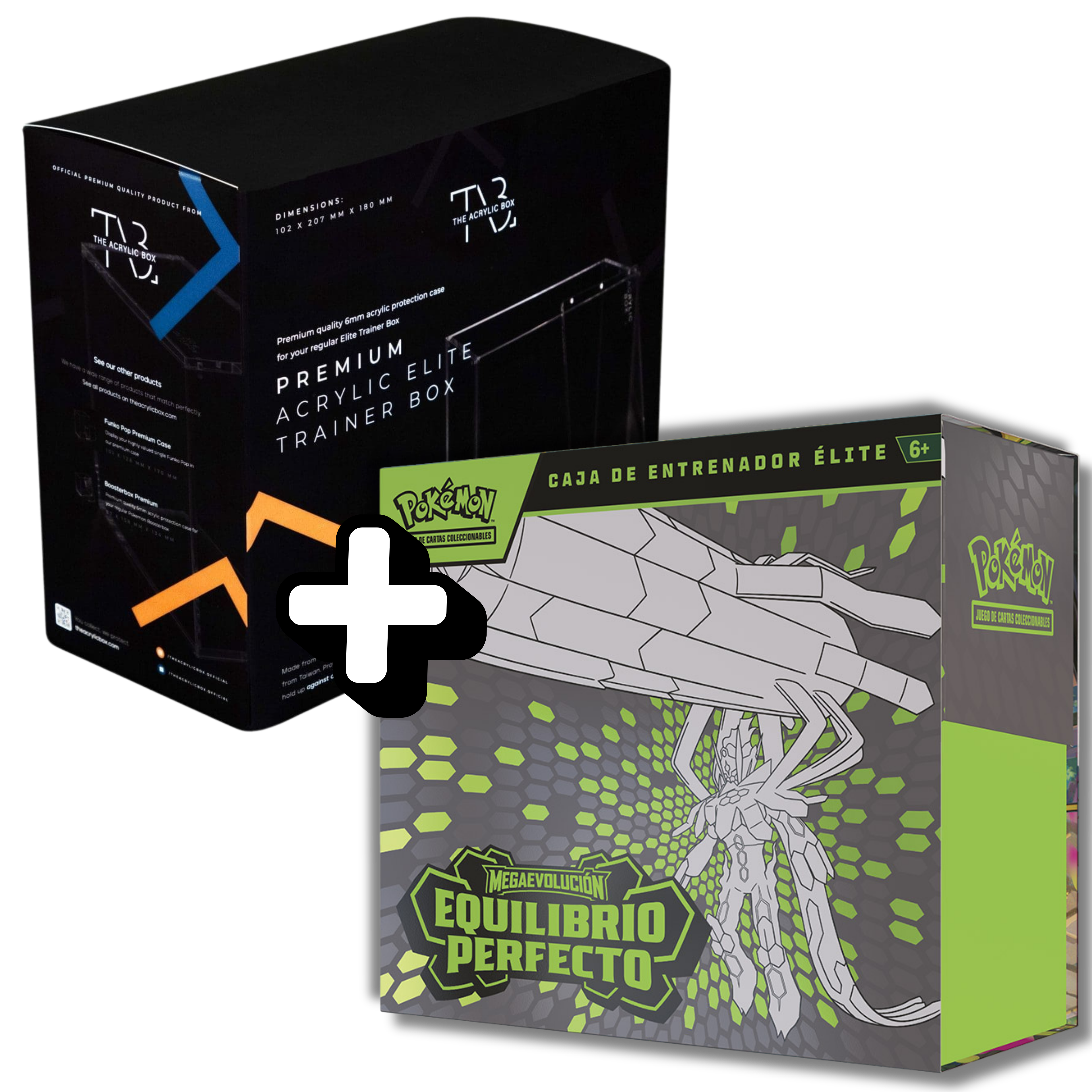 ETB Caja de Entrenador Elite Equilibrio Perfecto + Protector Acrílico para ETB