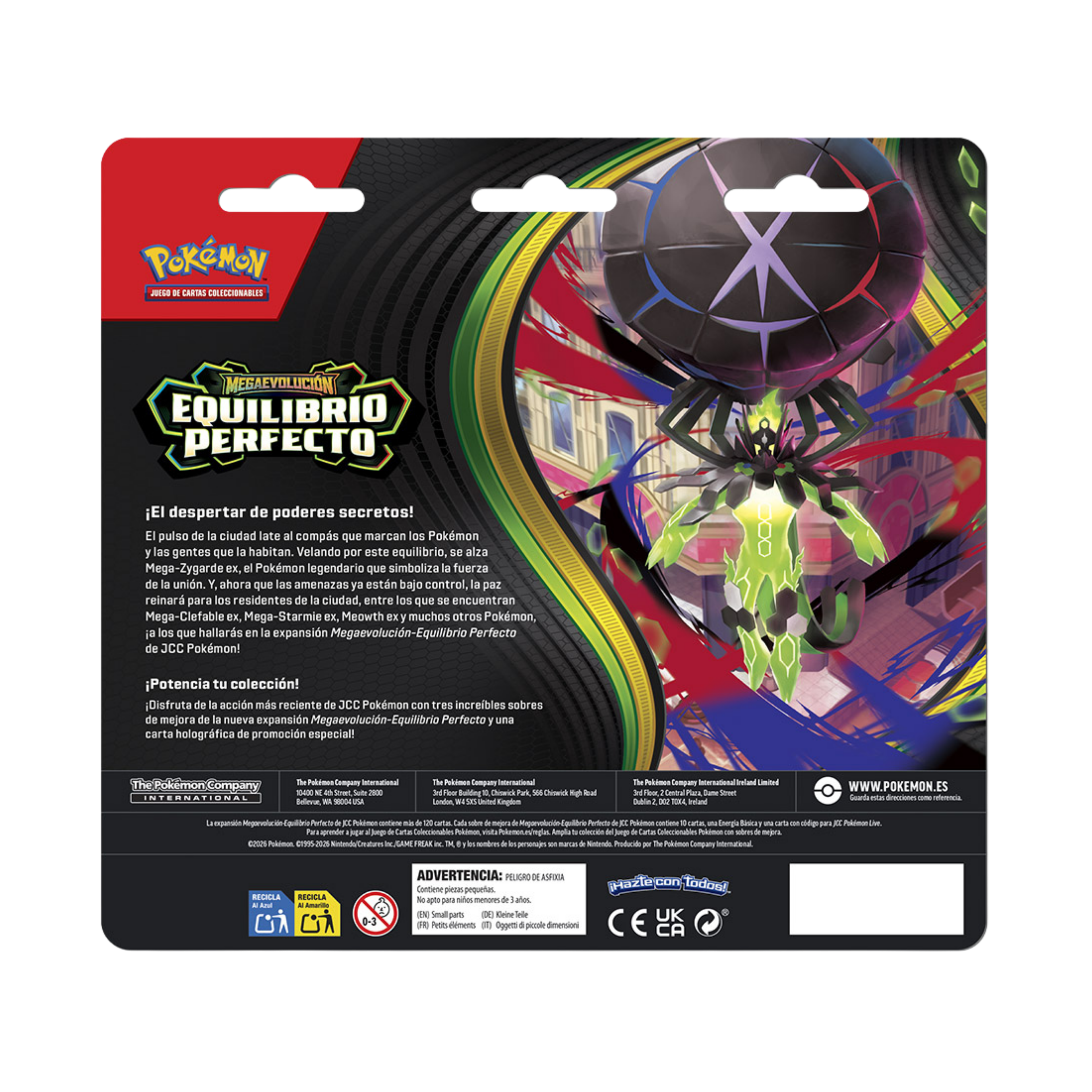 Blister Pokemon Equilibrio Perfecto - Español