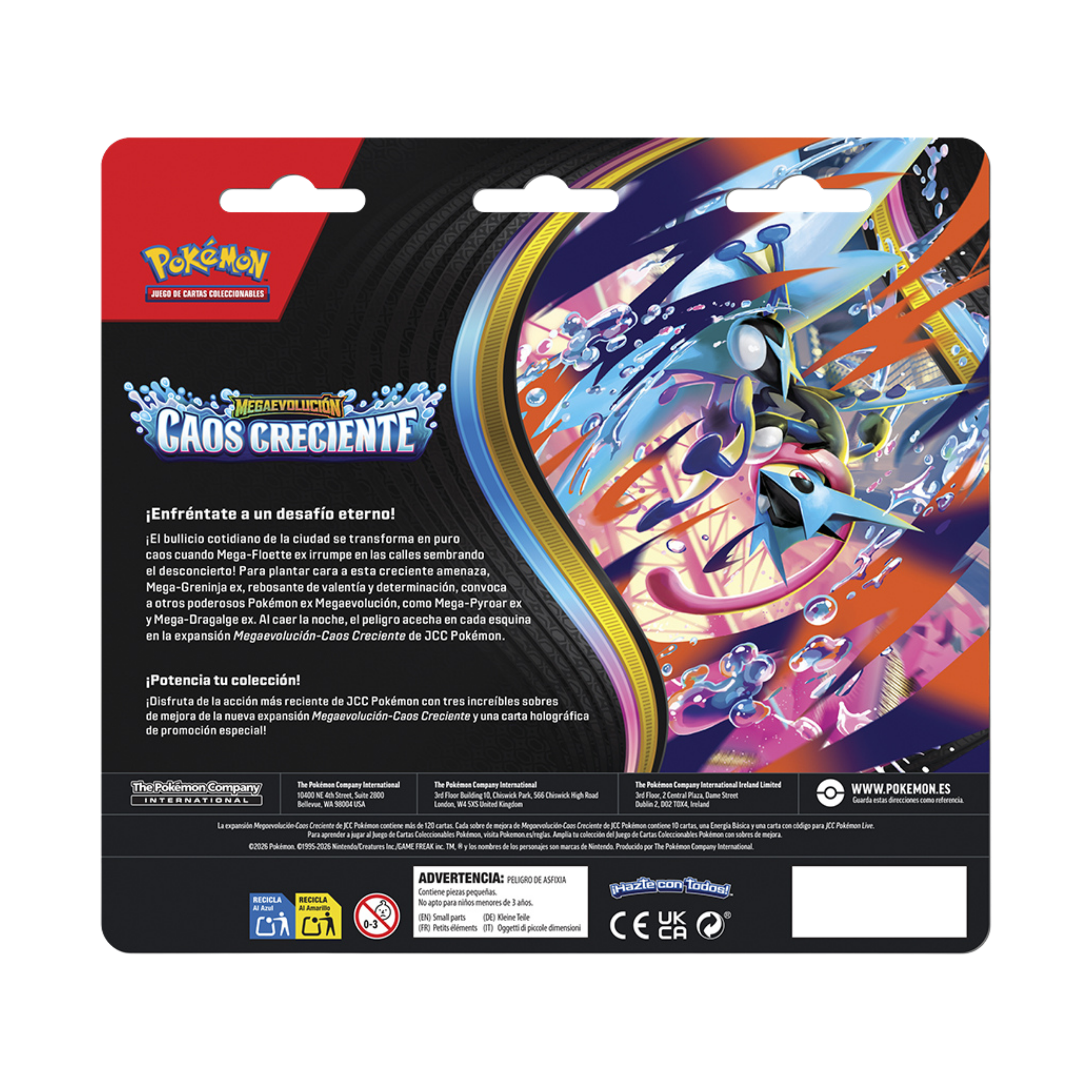 Blister Pokemon Caos Creciente - Español