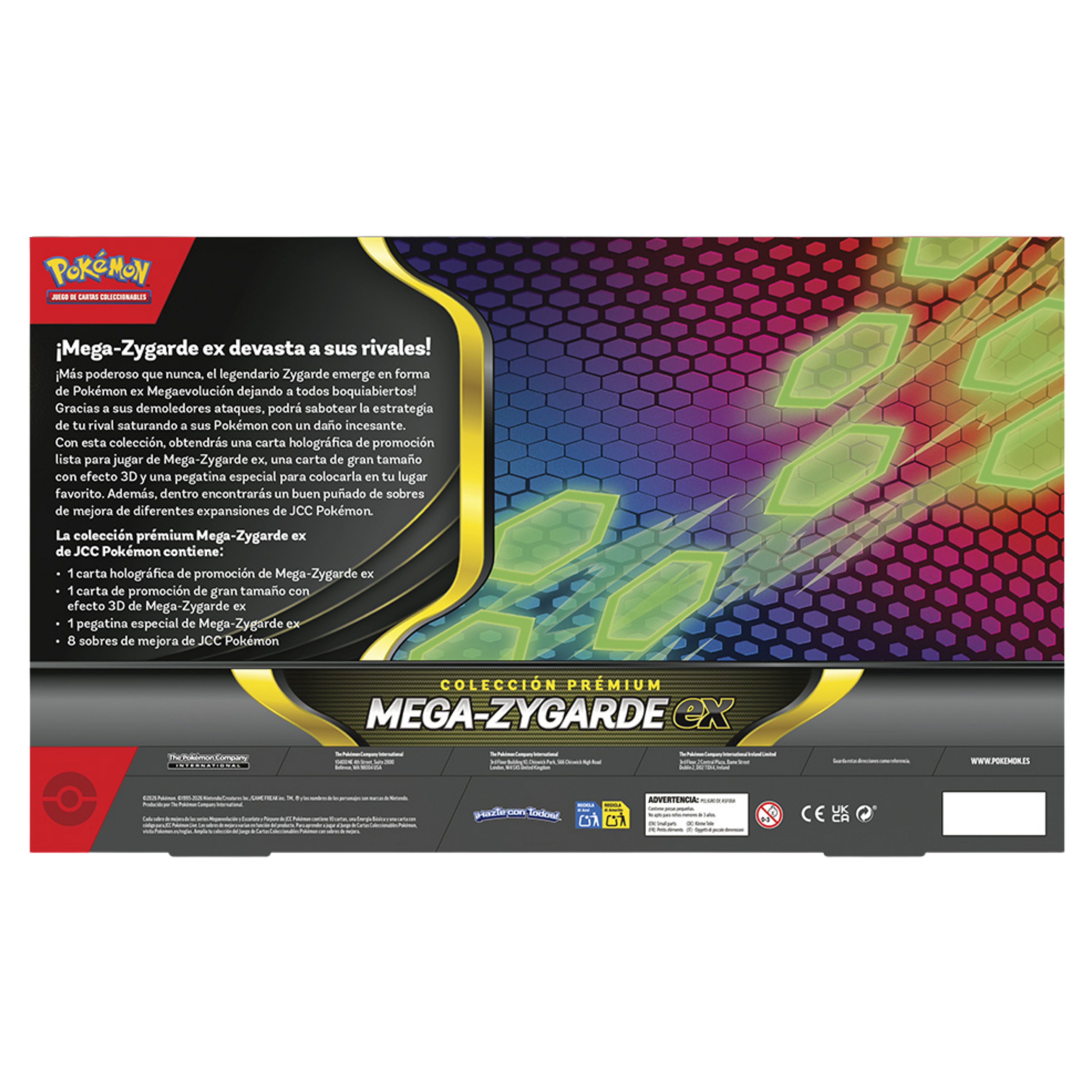 Caja Colección Premium Mega Zygarde EX - Español