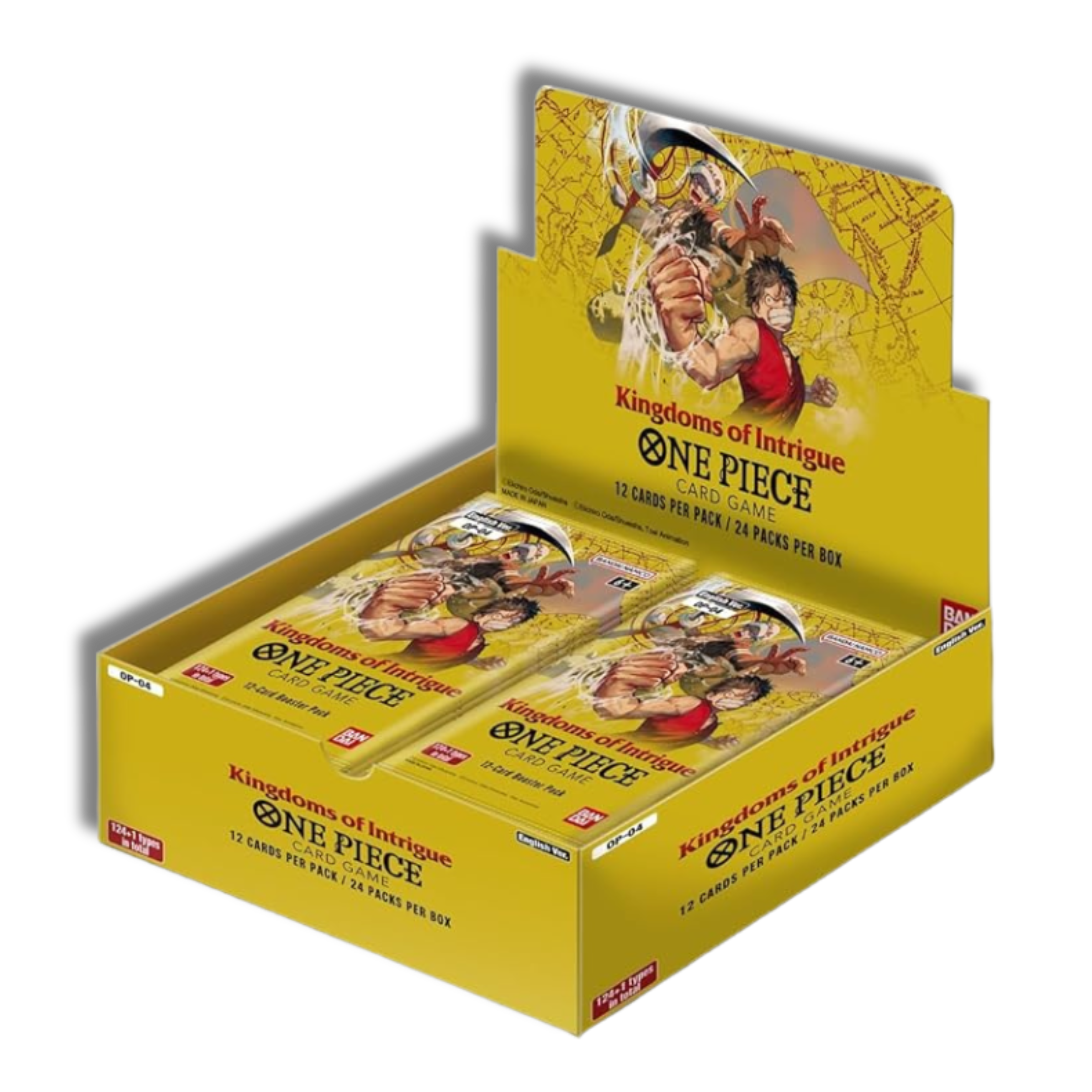 Caja de 24 Sobres One Piece Kingdoms of Intrigue OP04 - Inglés