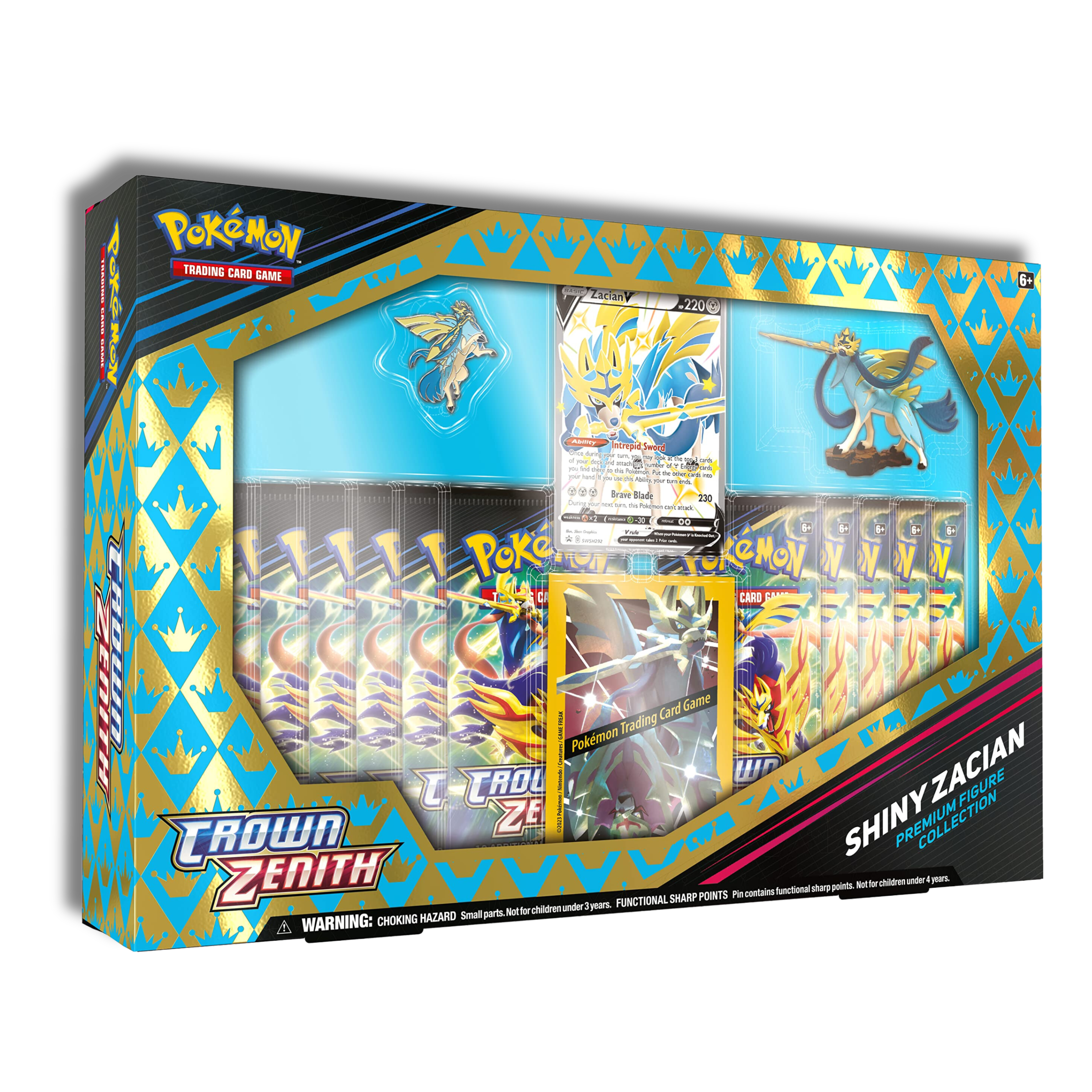 Caja Shiny Zacian con Figura - Español