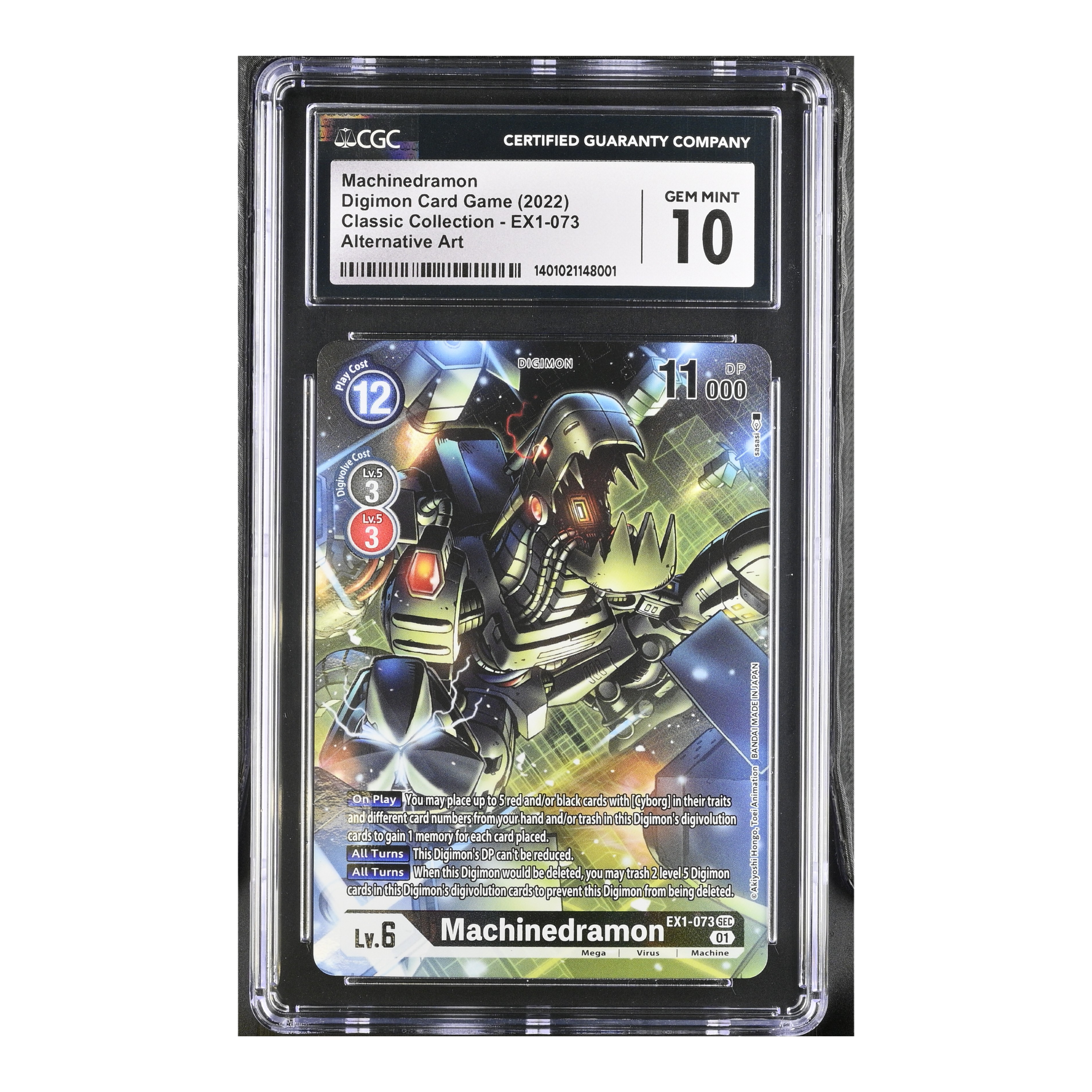 Machinedramon Classic Collection EX1-073 - CGC 10