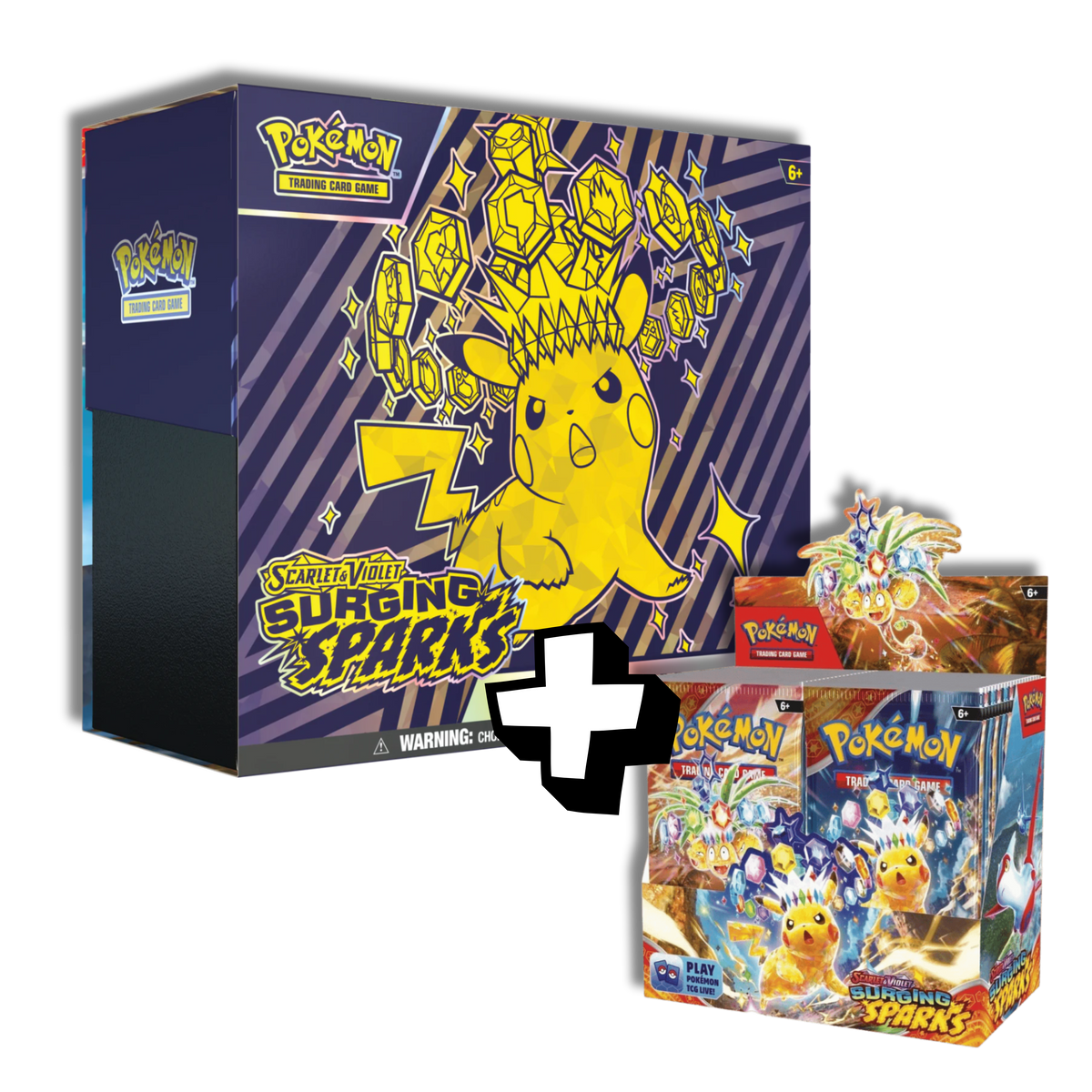英語版 Surging Sparks 未開封BOX Pack Lanzamiento Surging Sparks - Ingles