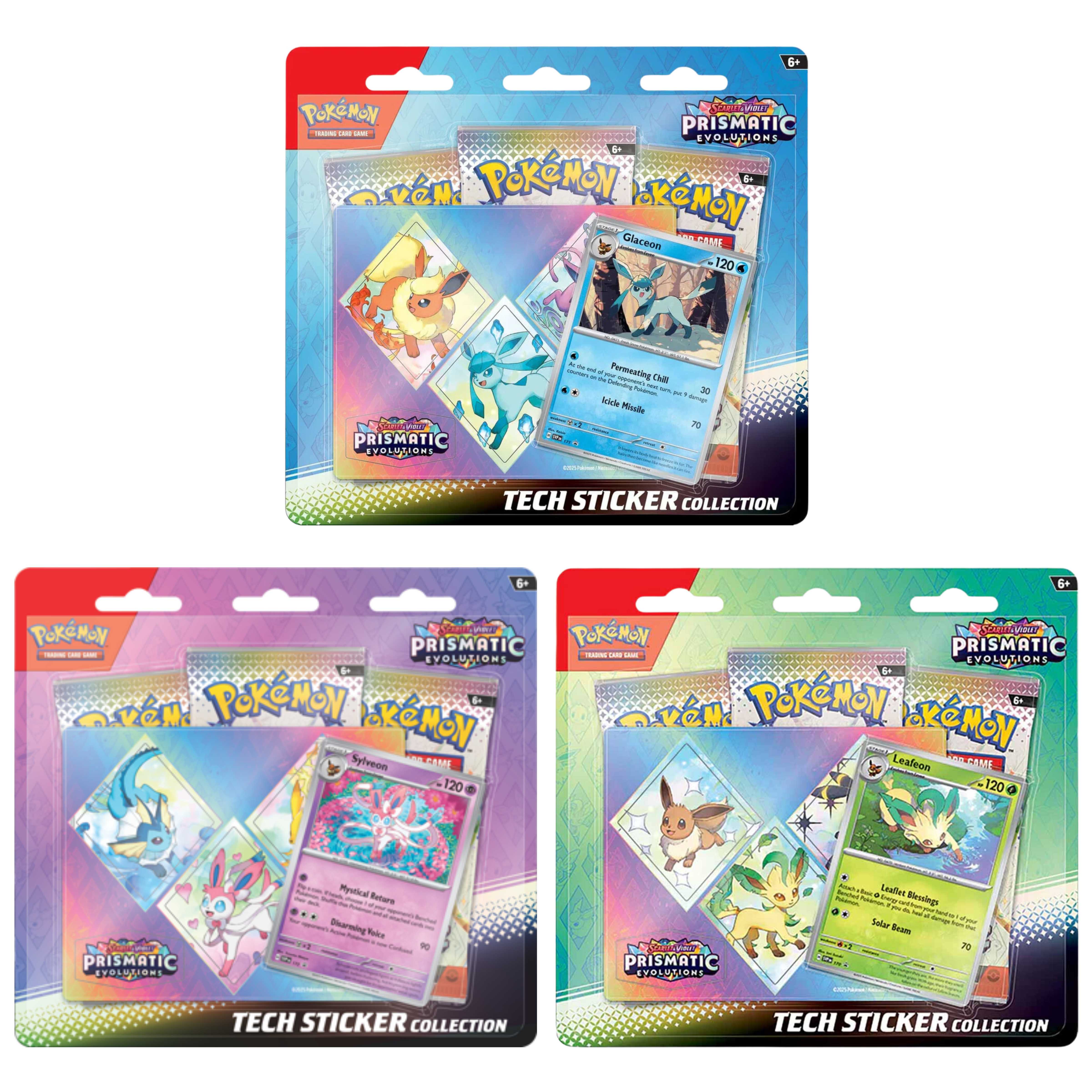Tech Sticker Blister Prismatic Evolutions - Ingles