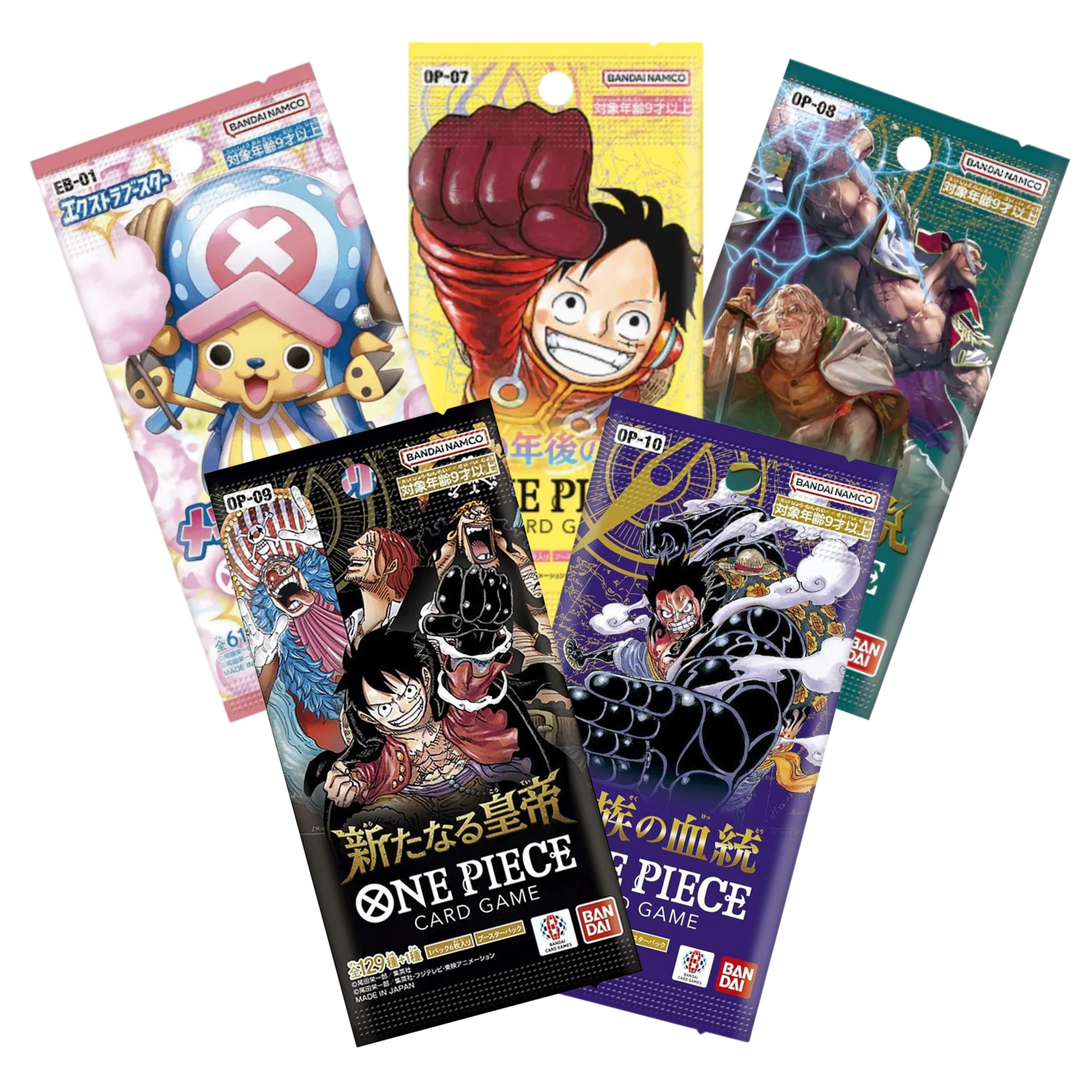 Mystery Pack 5 Sobres One Piece - Japones