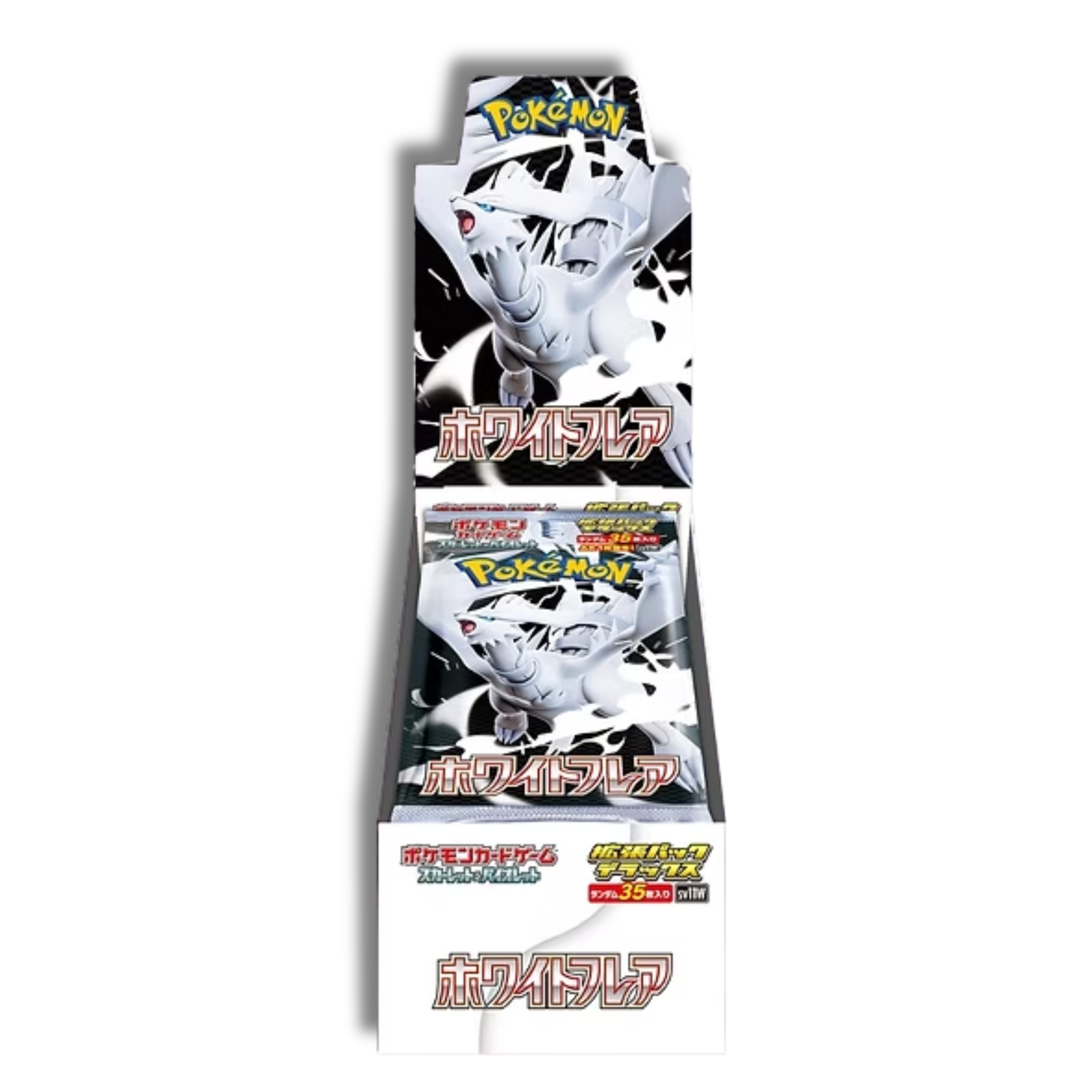 Caja White Flare sobres Deluxe AR TCG Pokemon en japonés