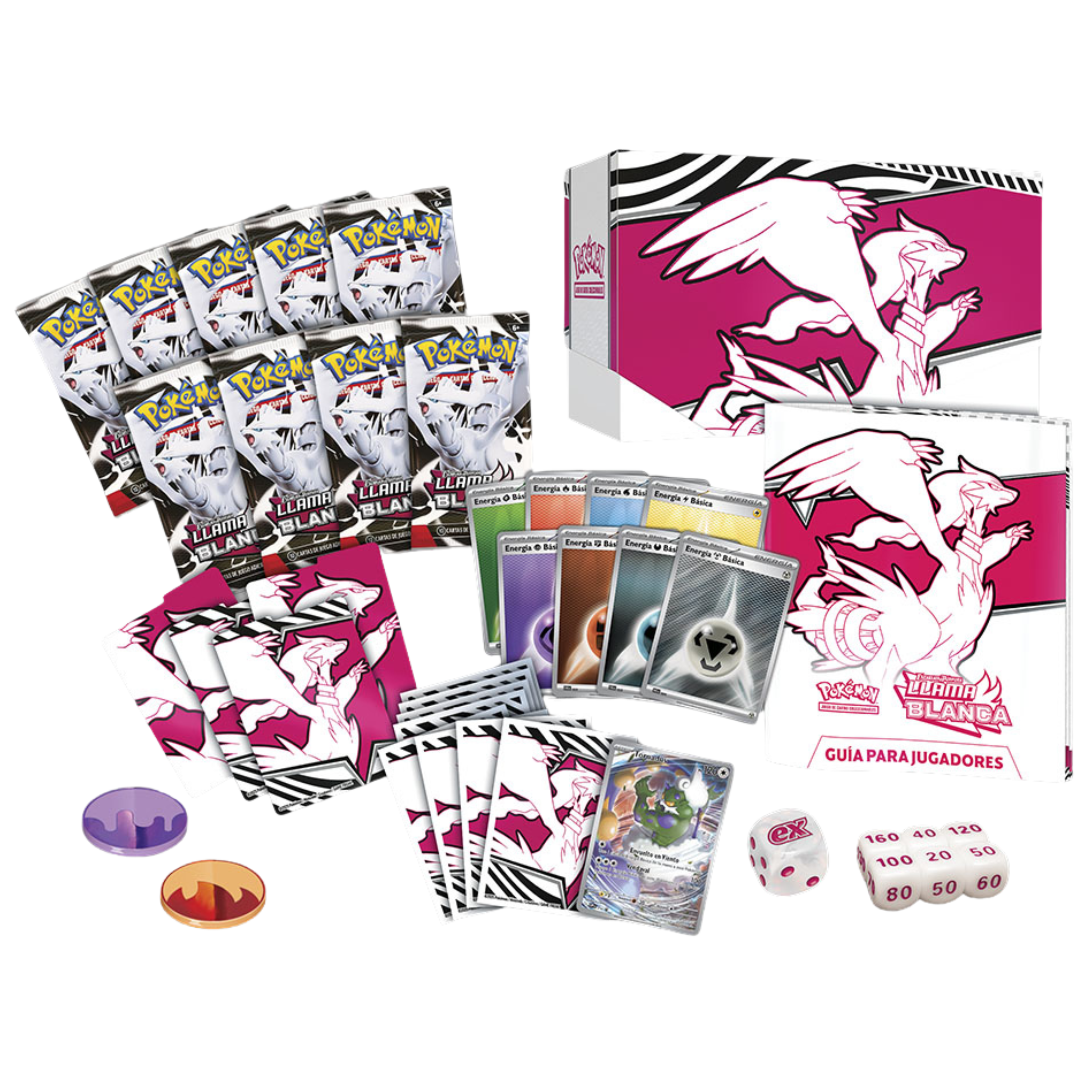ETB Caja de Entrenador Elite Llama Blanca - Español
