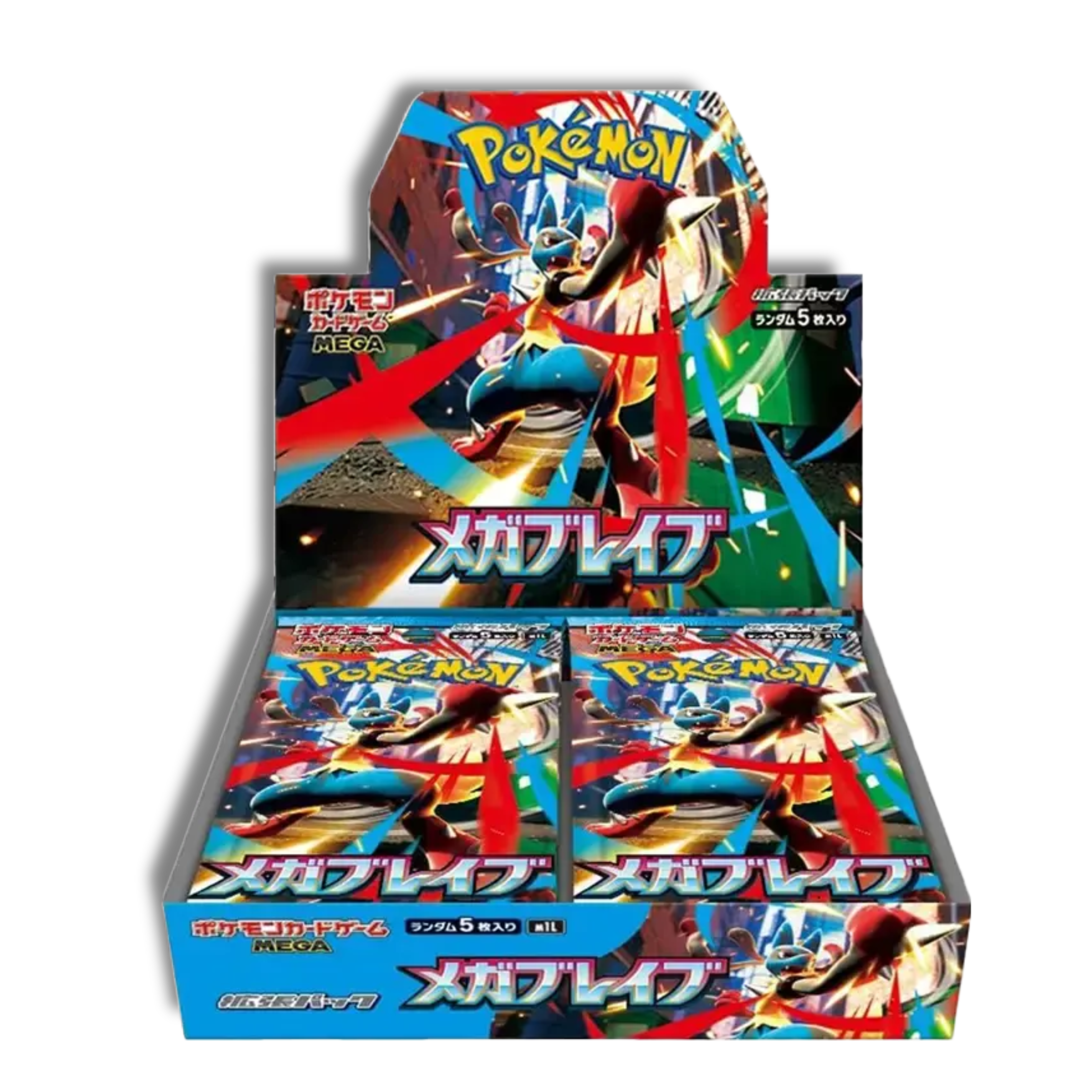 Caja Mega Brave Pokemon TCG en japonés - Megaevolución 
