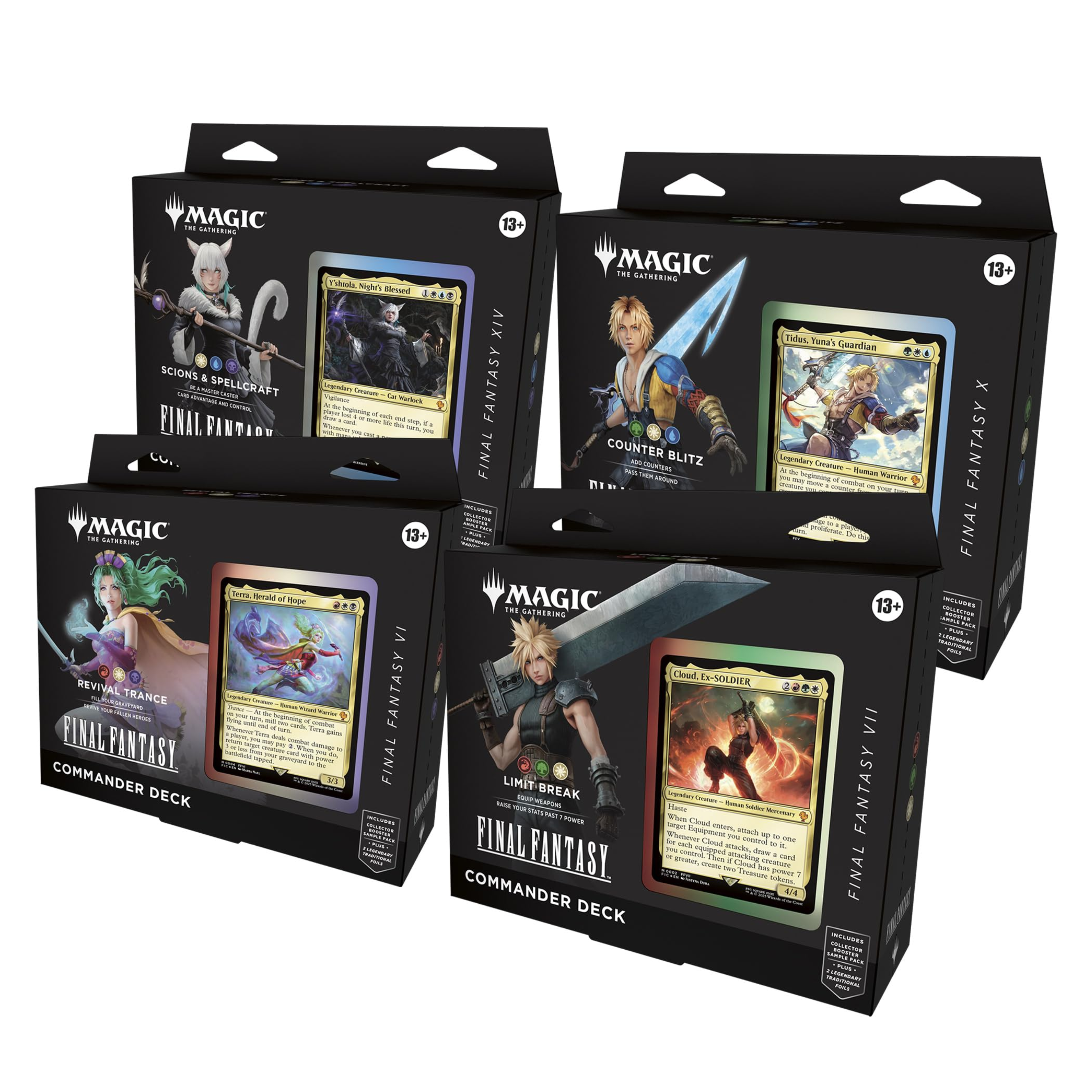Mazo Commander Deck Final Fantasy Magic the Gathering - Ingles