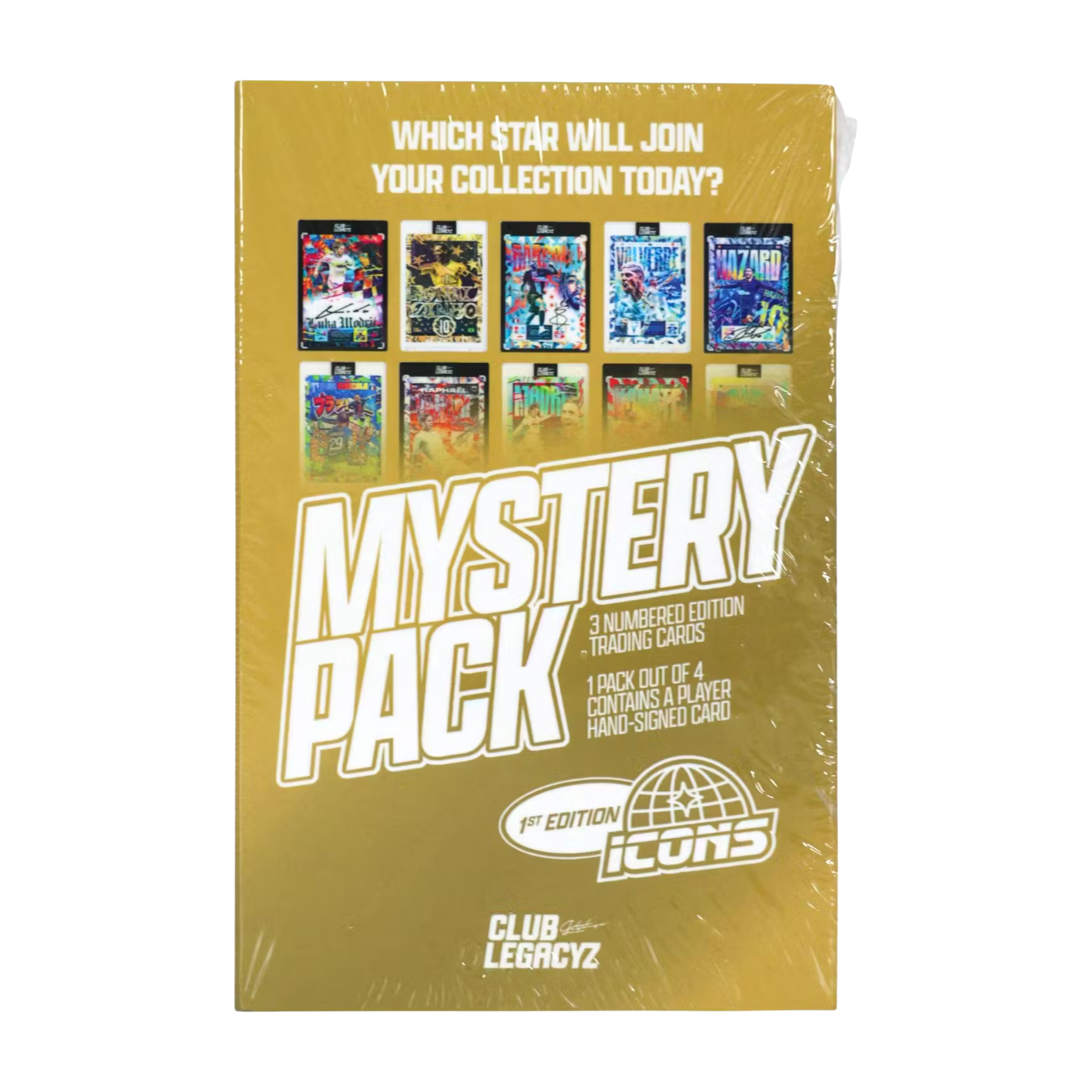 Club Legacyz Icons Soccer 1st First Edition Hobby Box