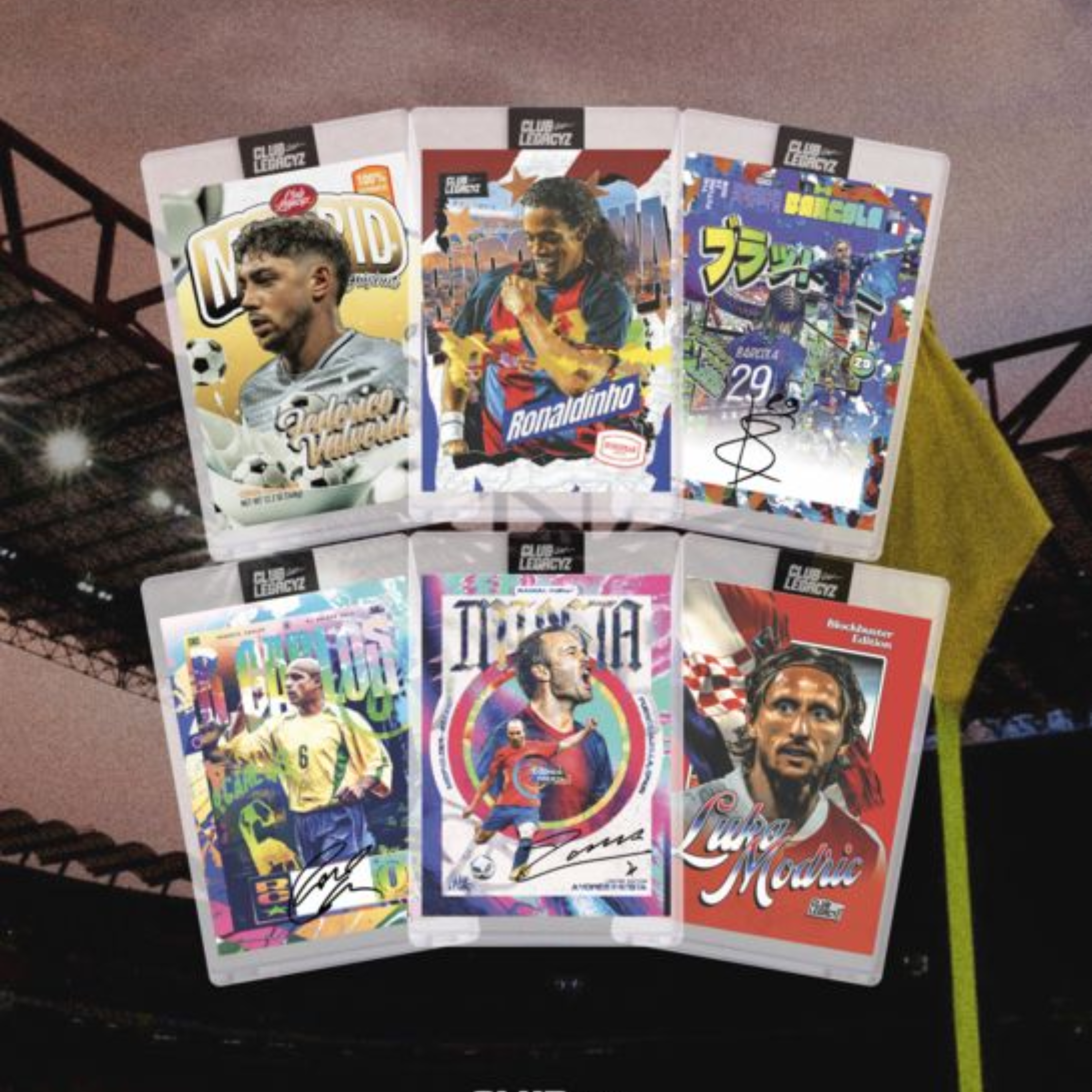 Club Legacyz Icons Soccer 1st First Edition Hobby Box