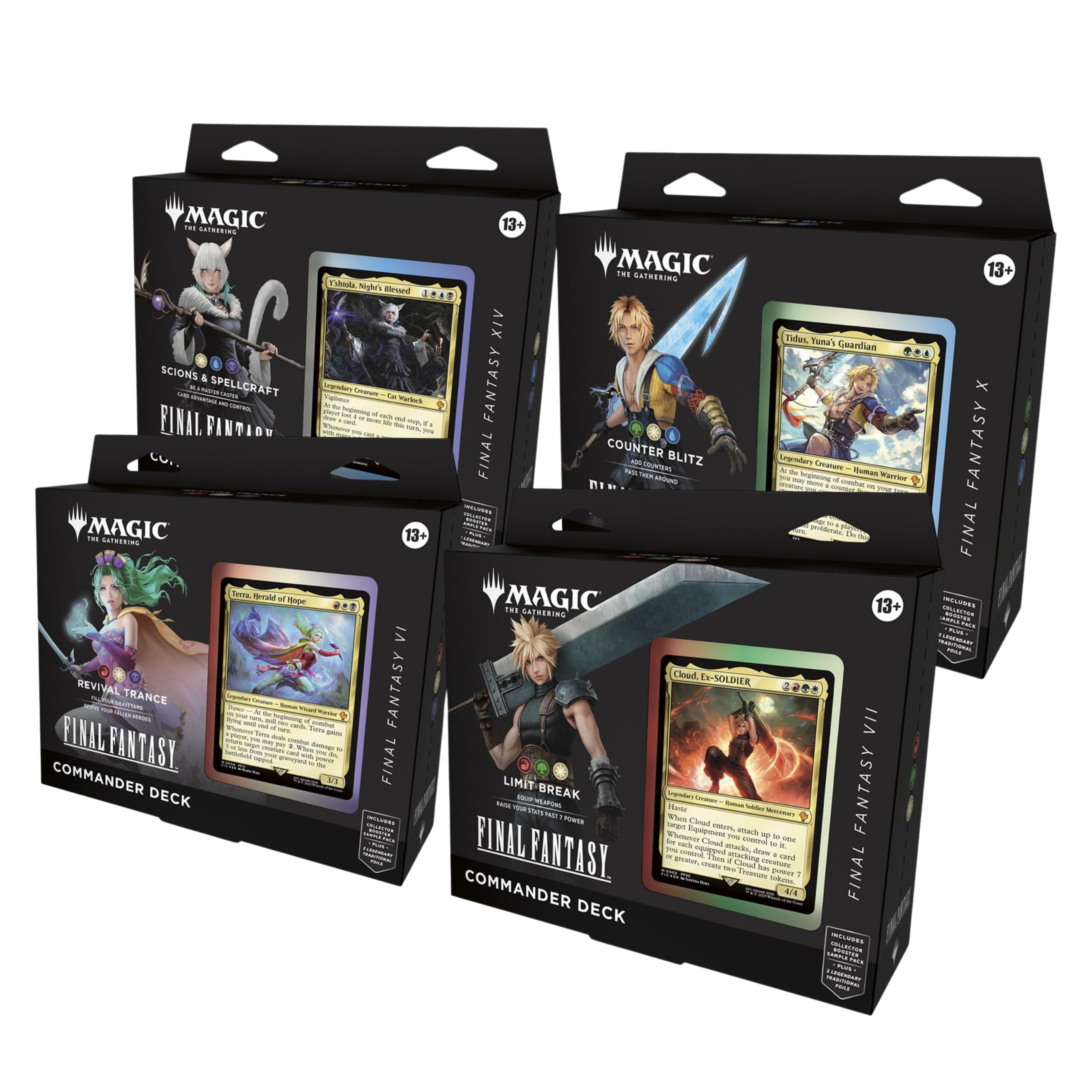 Mazo Commander Deck Final Fantasy Magic the Gathering - Ingles