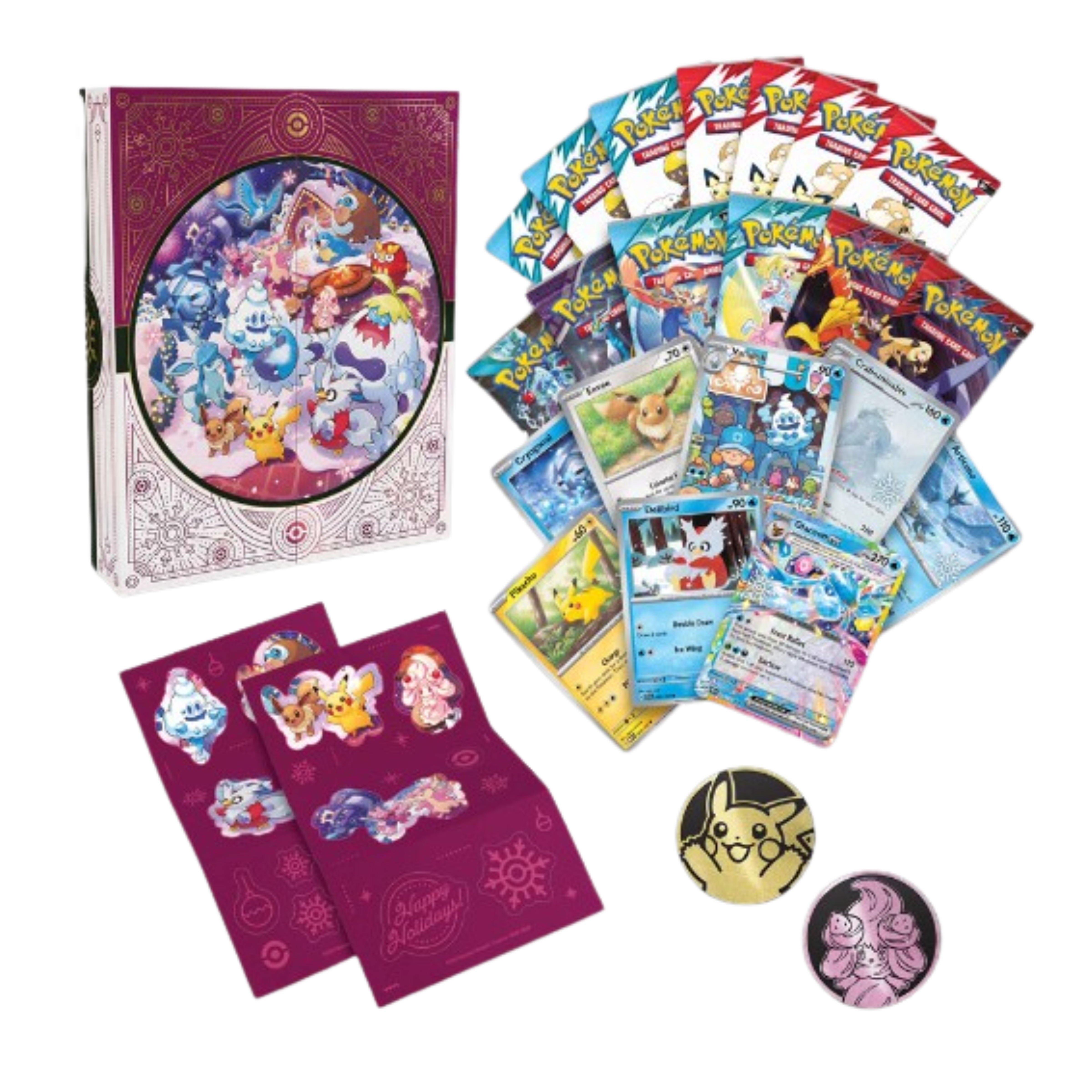 Pokemon Holiday Calendar 2025 - Inglés *Embalaje Dañado*