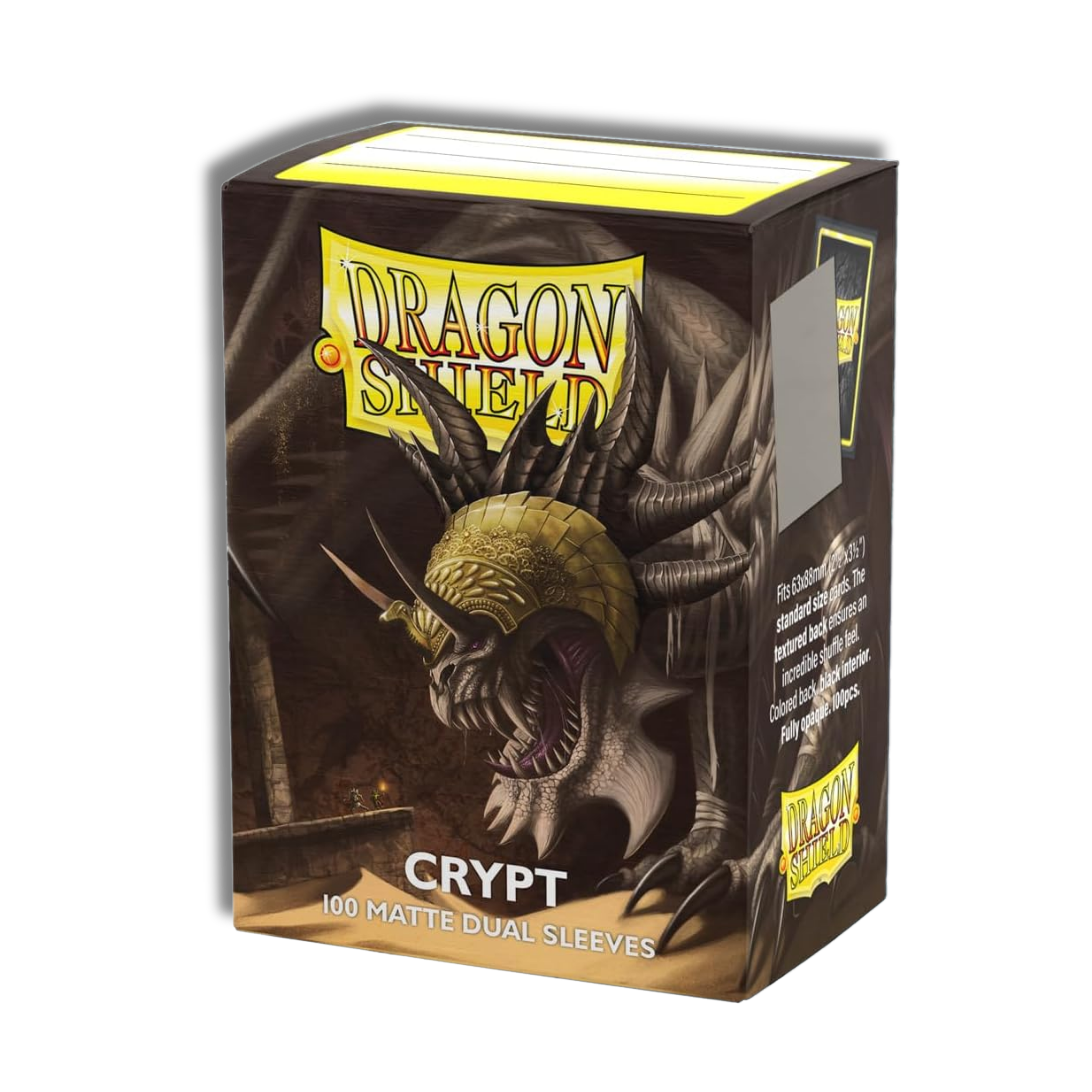 100 bustine standard Crypt Dual Matte - Dragon Shield