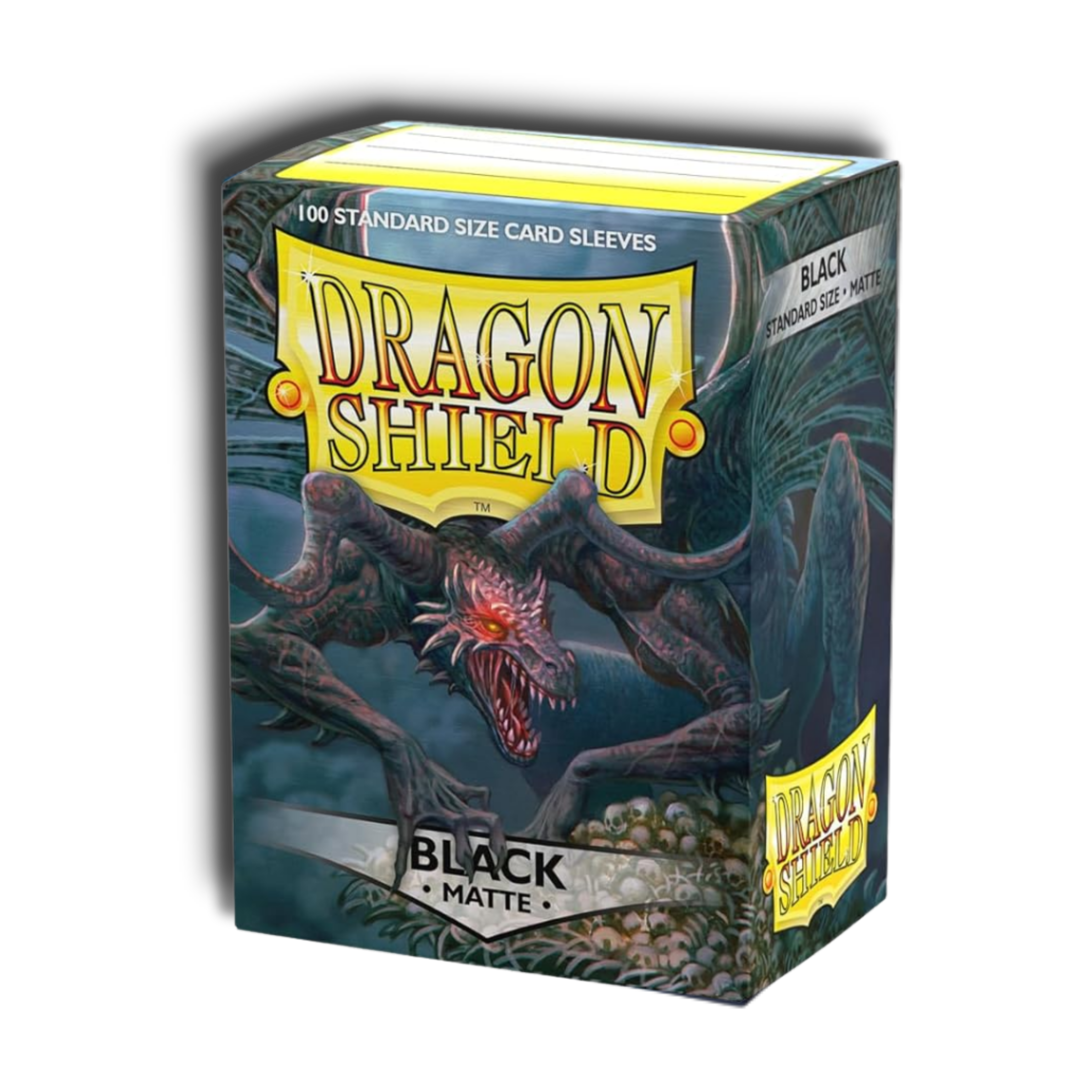 100 bustine standard nere opache - Dragon Shield