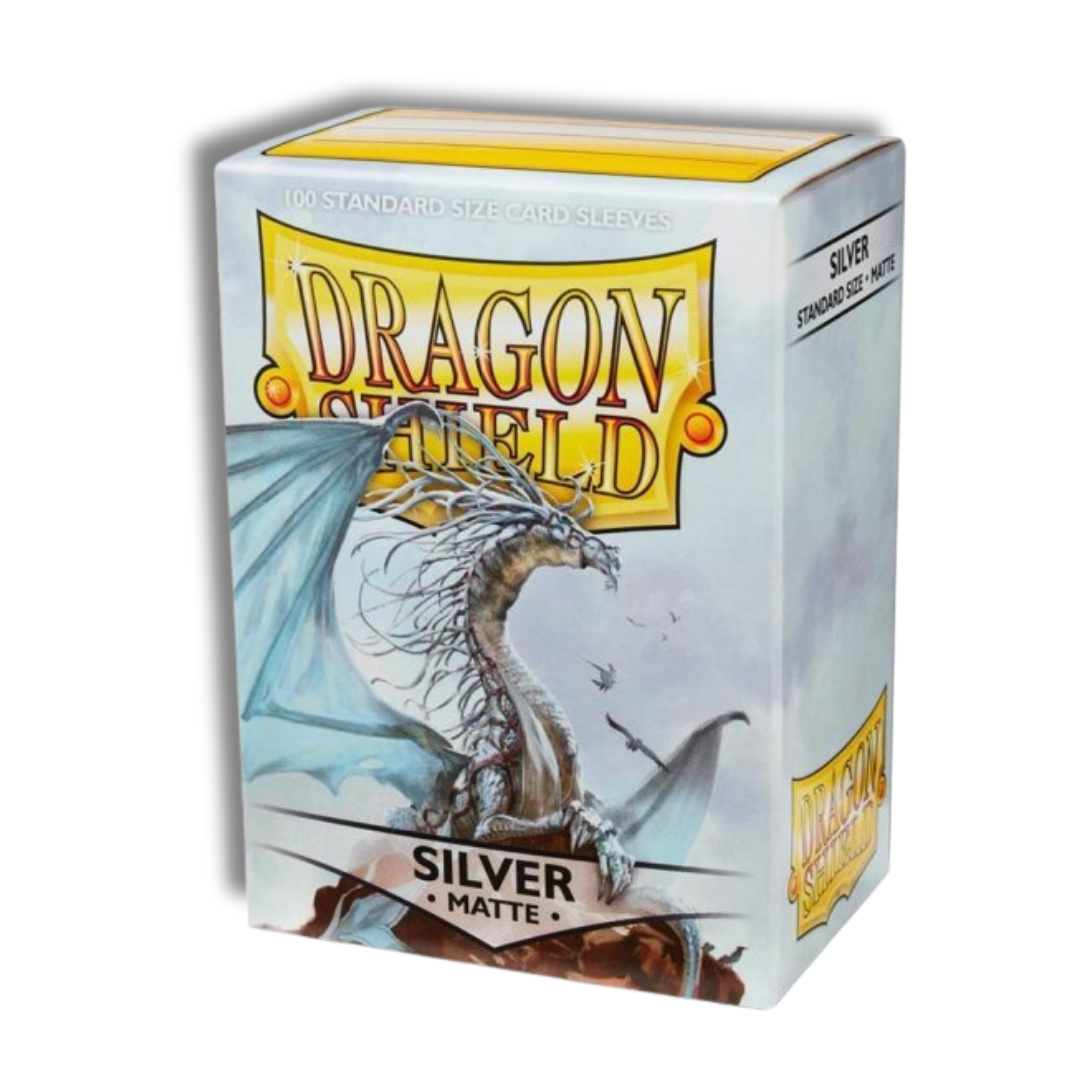 100 bustine standard argento opaco - Dragon Shield