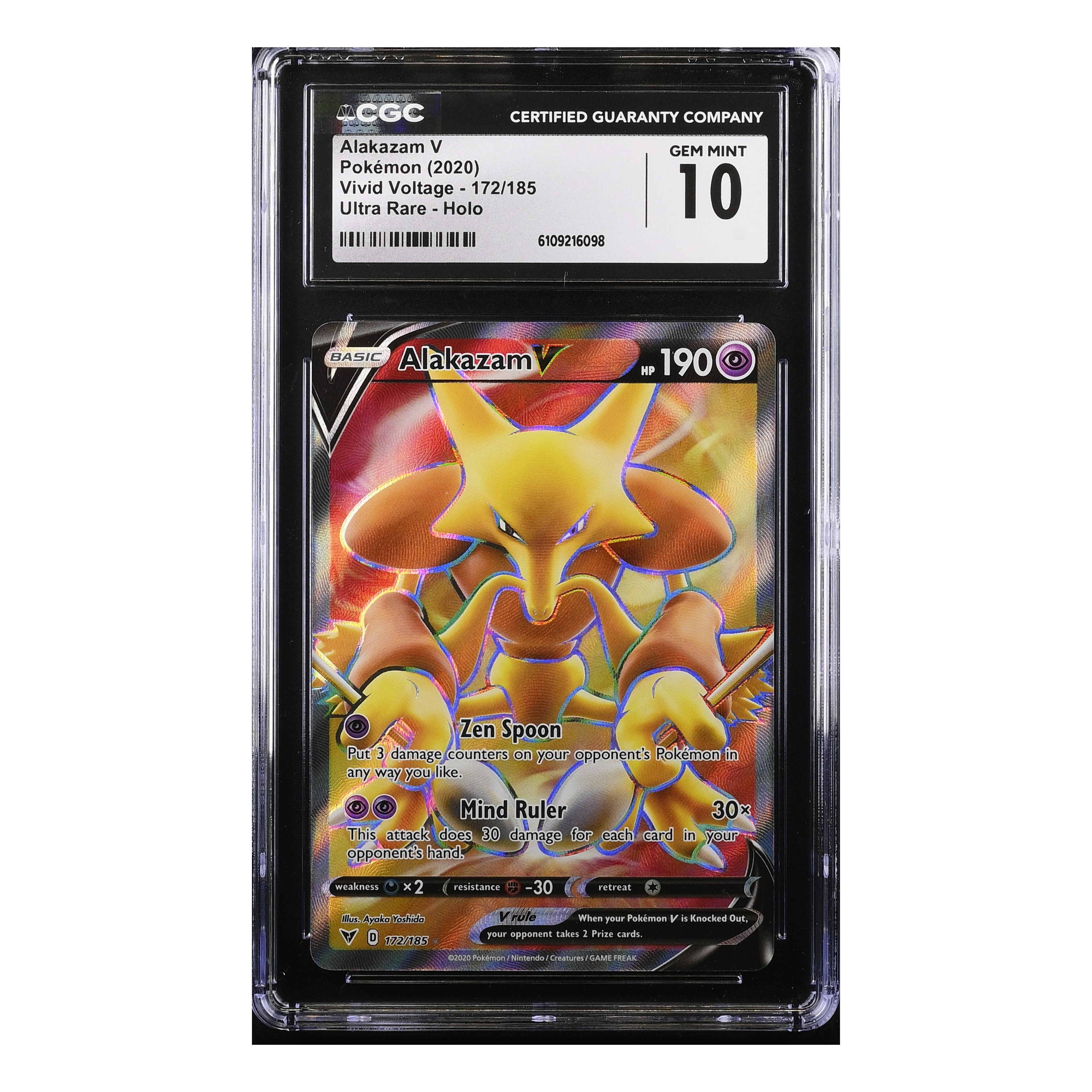 Alakazam V (2020) Vivid Voltage - CGC 10